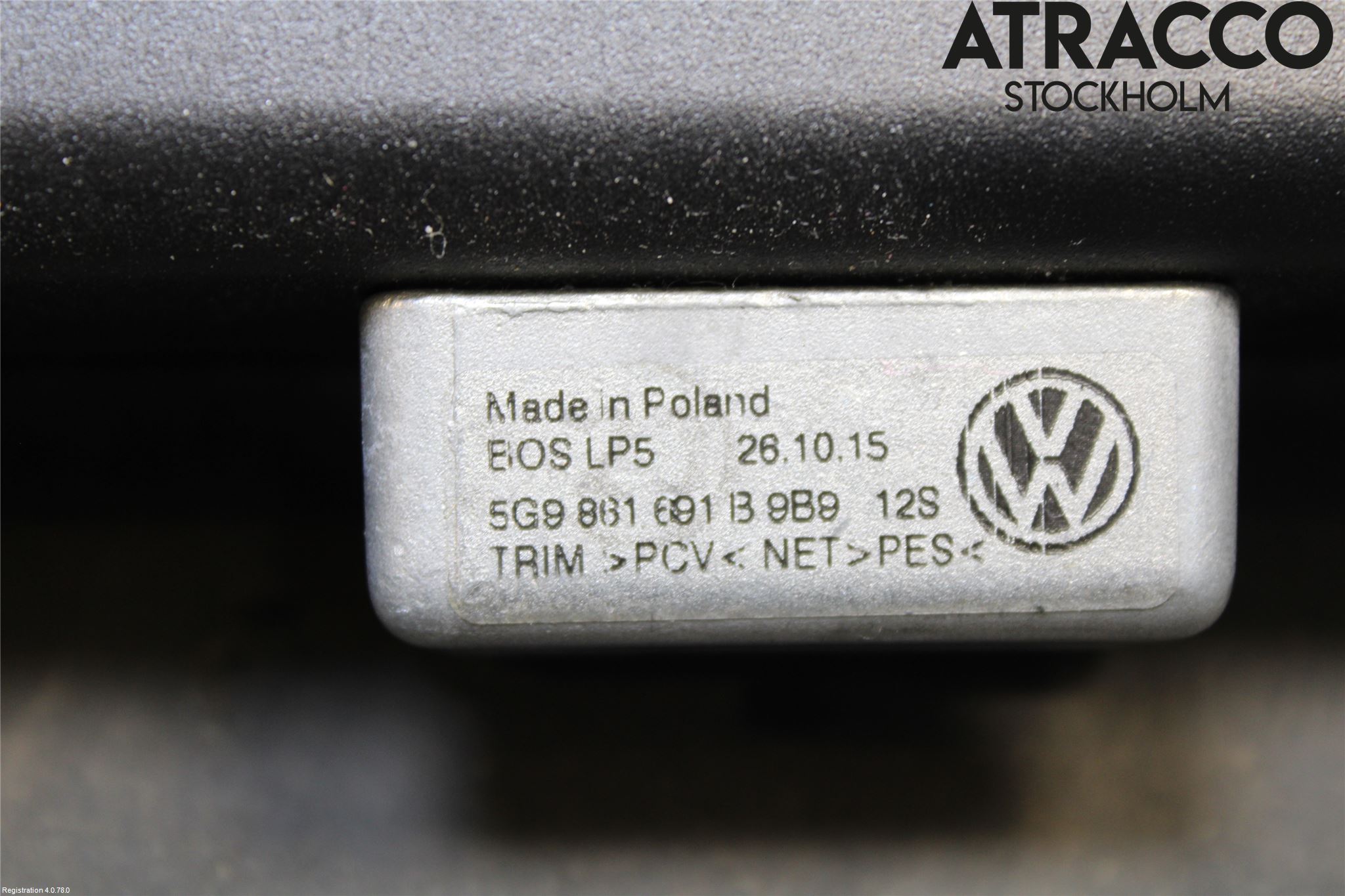Volkswagen VW GOLF / E-GOLF VII 13-20 Lastnät