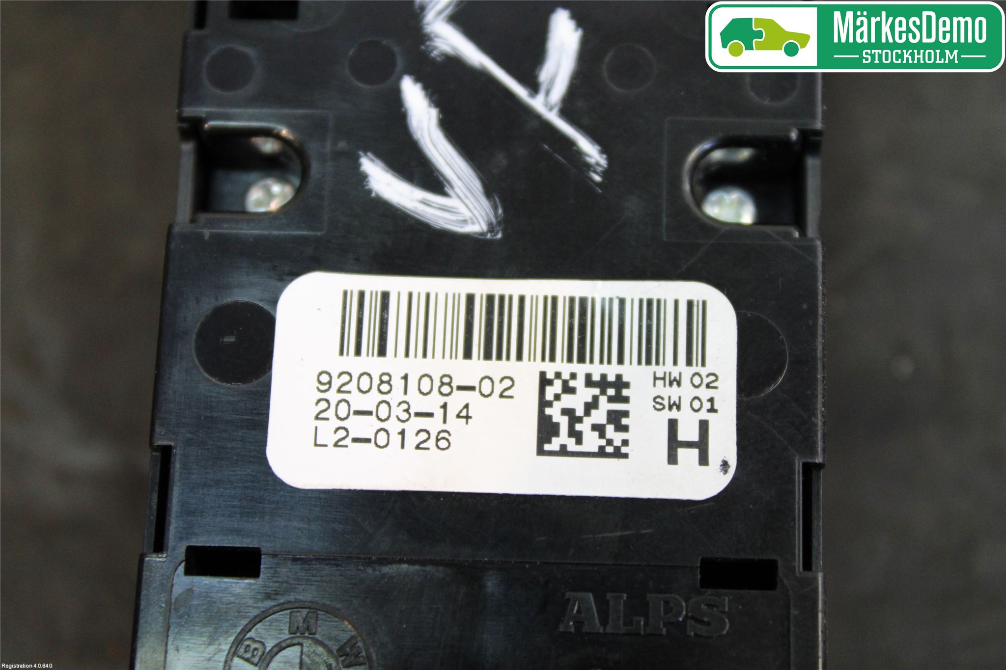 BMW 4 F32/F33/F82/F83 13-20 Strömställare Elhiss