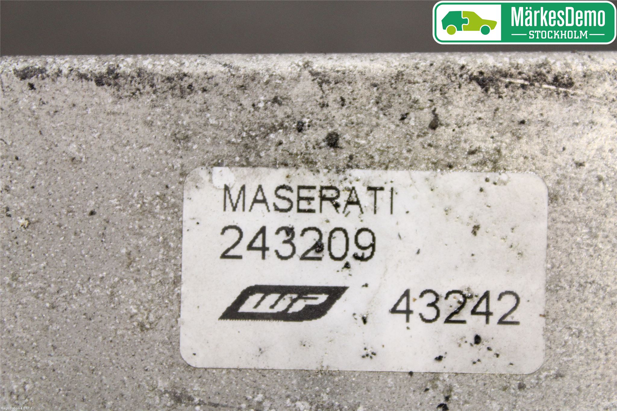 Maserati  Oljekylare Automat