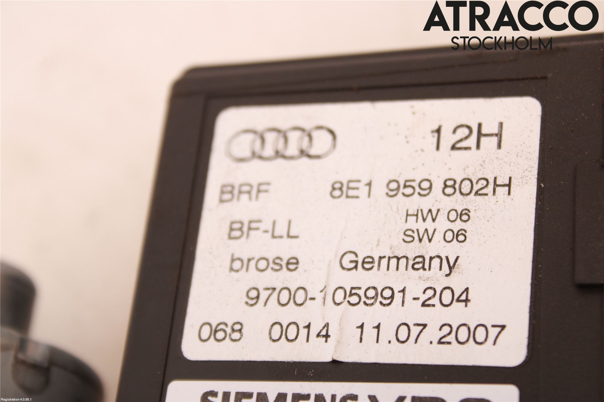 Audi A4/S4 05-07 Fönsterhissmotor