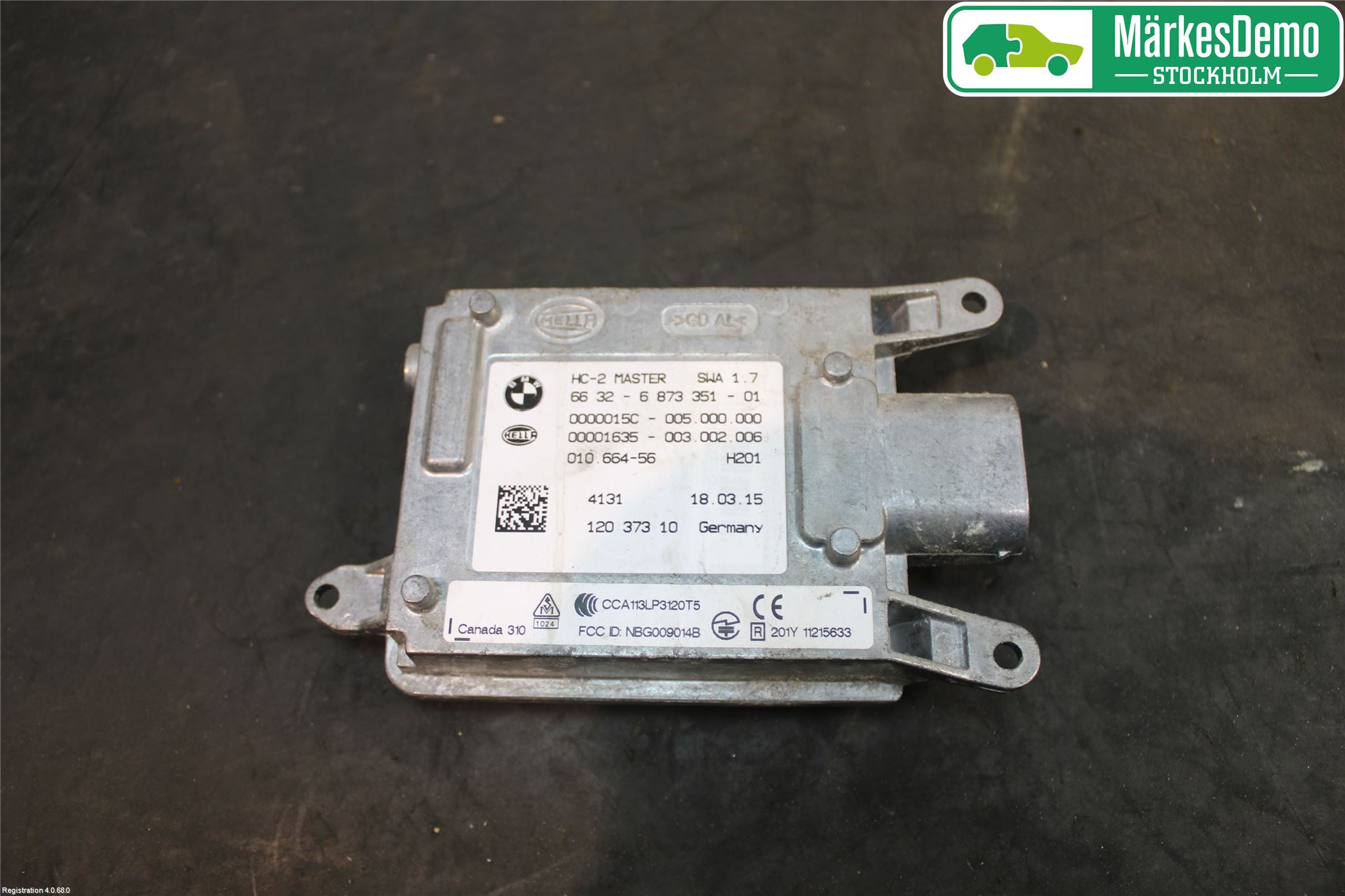 BMW X5 F15 13-18 Sensor Aktivt Kollisionsskydd