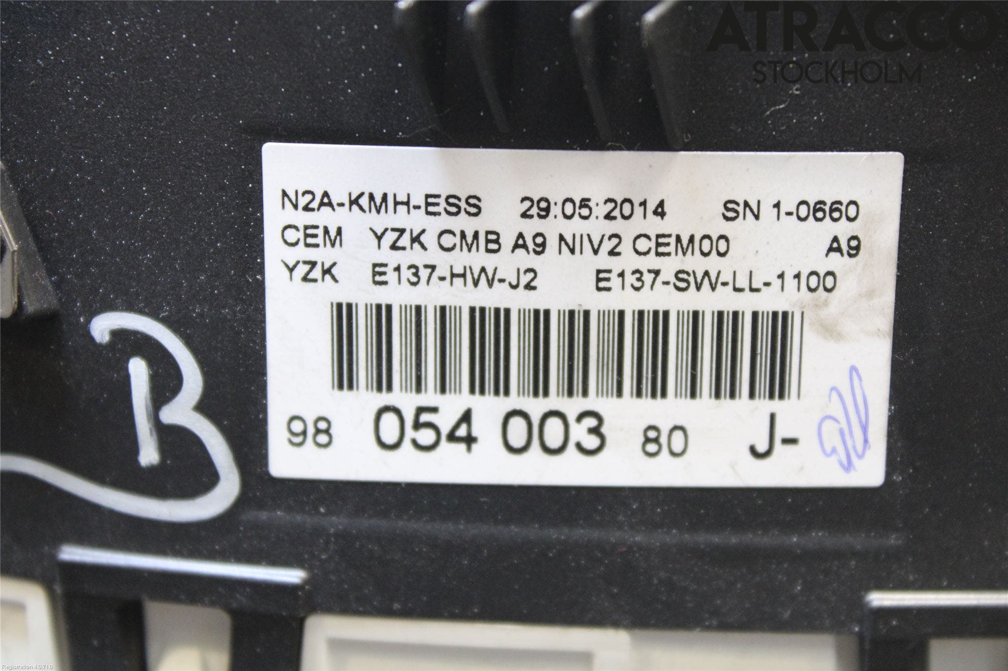 Peugeot 208 12-15 Instrument Komb