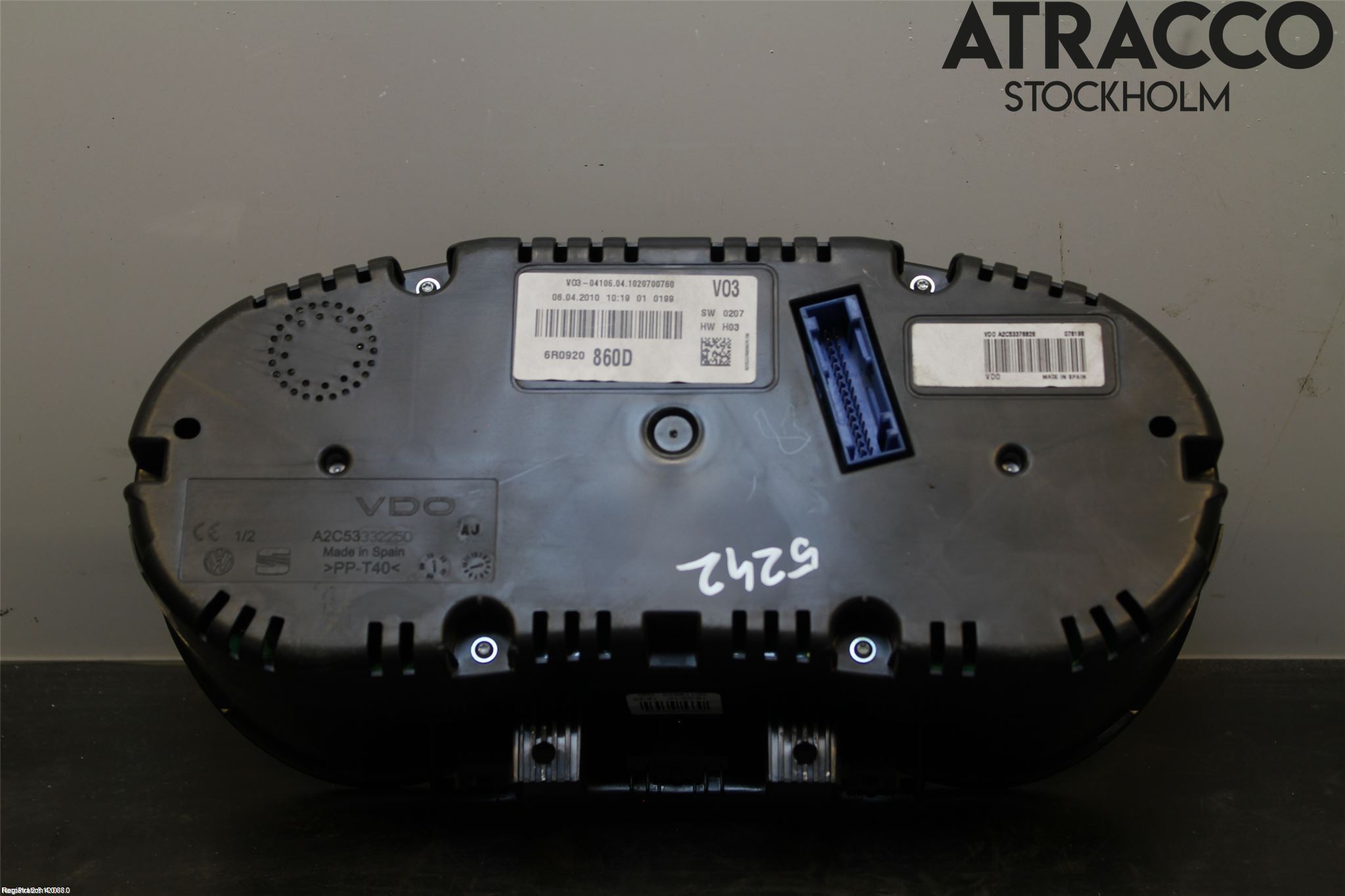 Volkswagen VW POLO 10-17 Instrument Komb