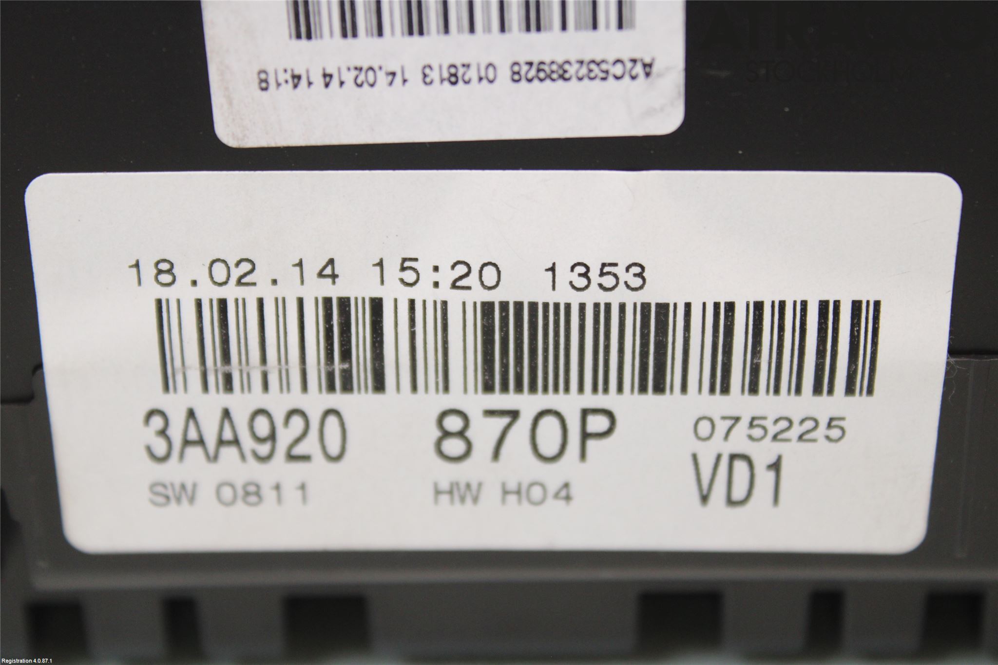 Volkswagen VW PASSAT 11-14 Instrument Komb