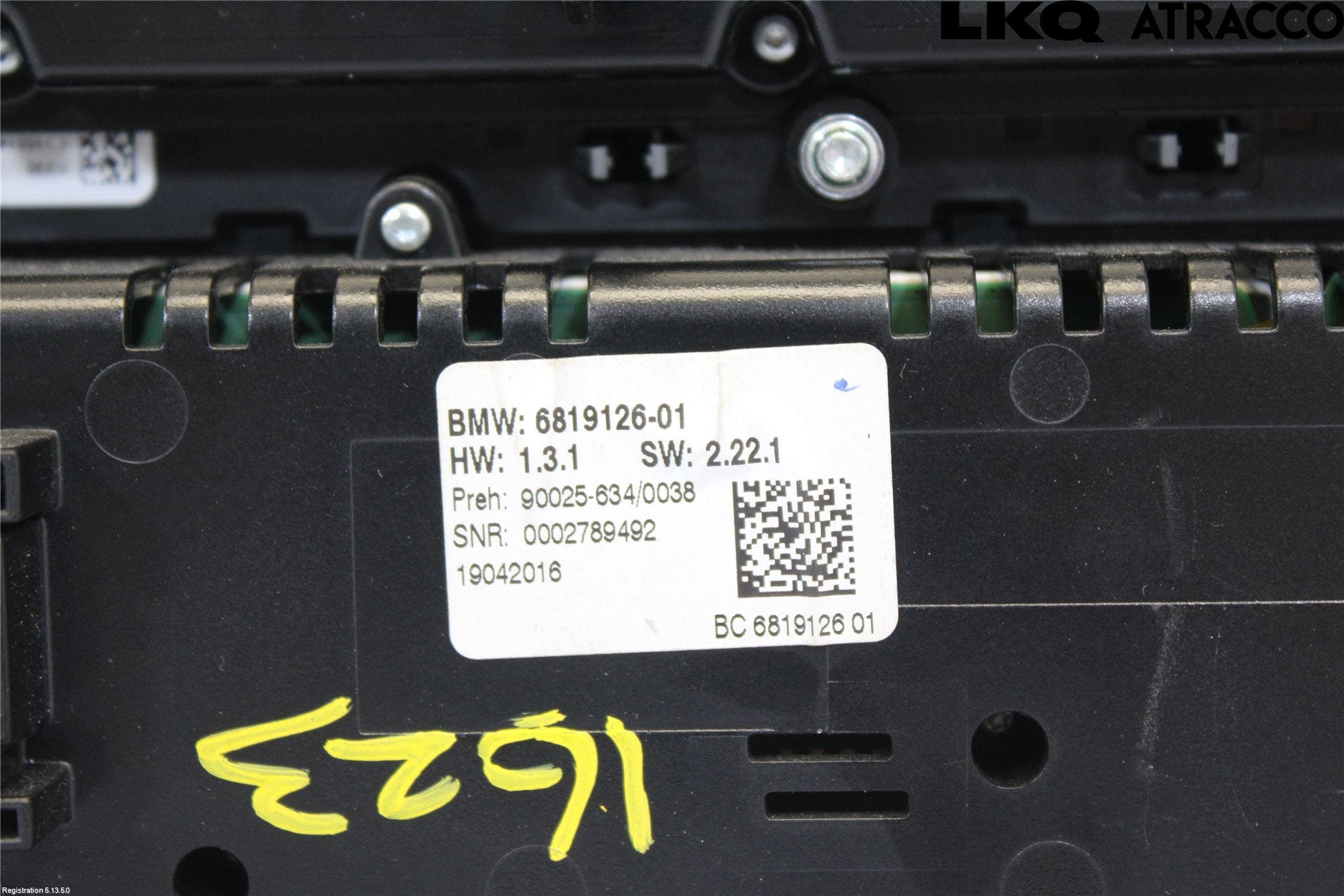 BMW 5 F10/F11/F18 09-17 Cd Radio - Multimediapanel