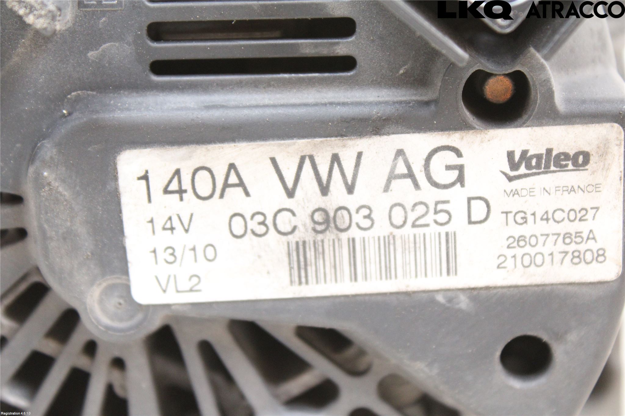 Volkswagen VW PASSAT 05-11 Generator