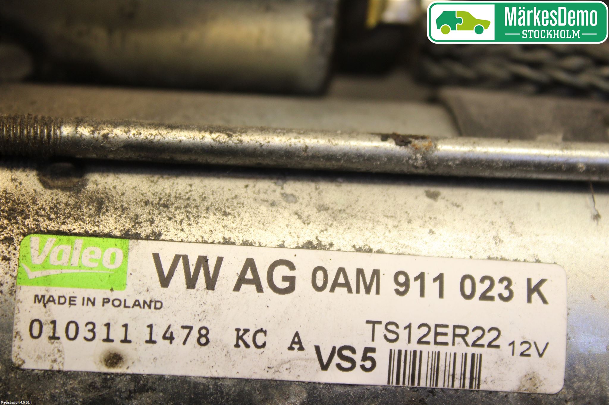 Volkswagen VW PASSAT 11-14 Startmotor