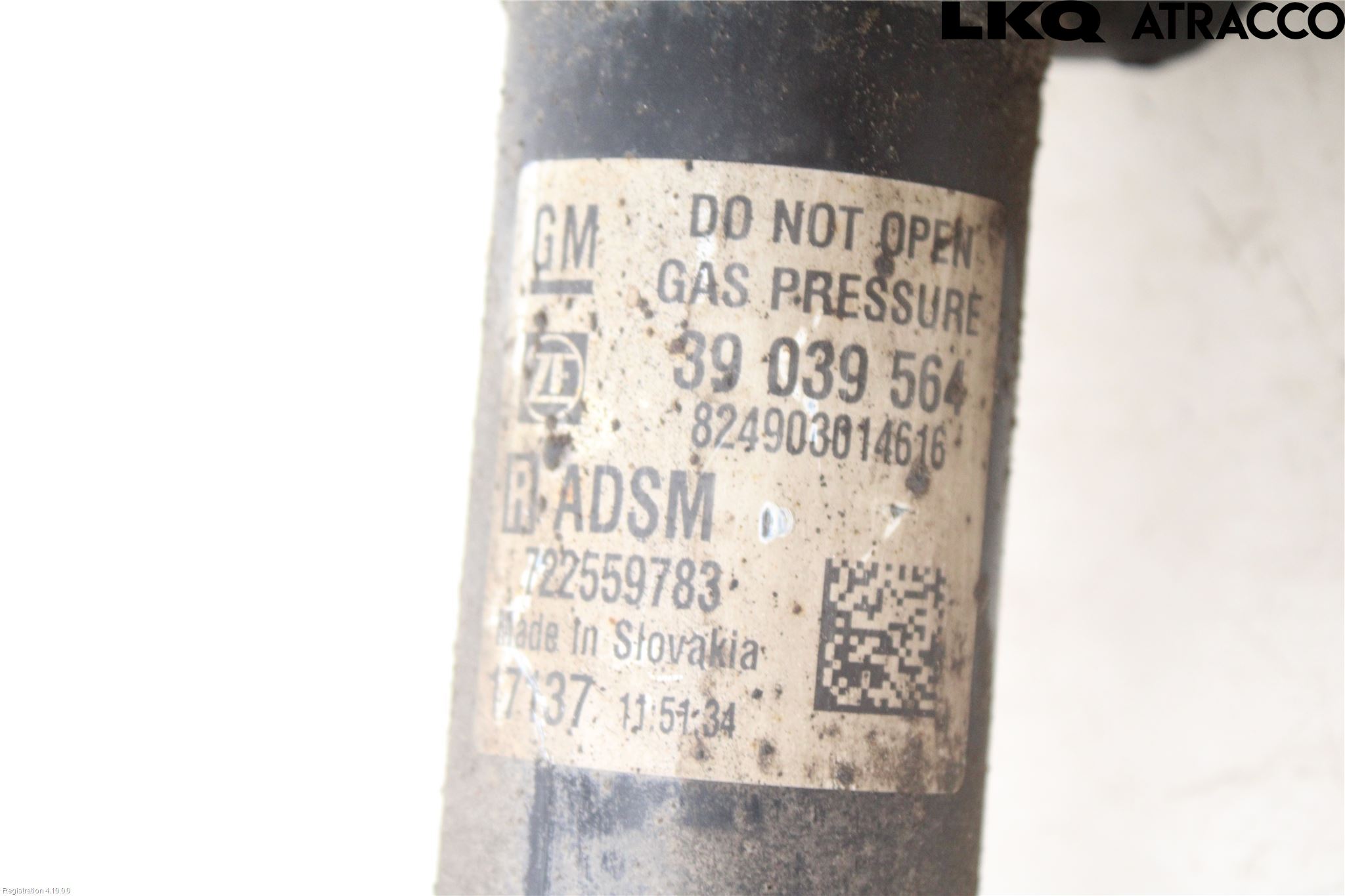 Opel ASTRA K 16-22 Fjäderben Fram Höger
