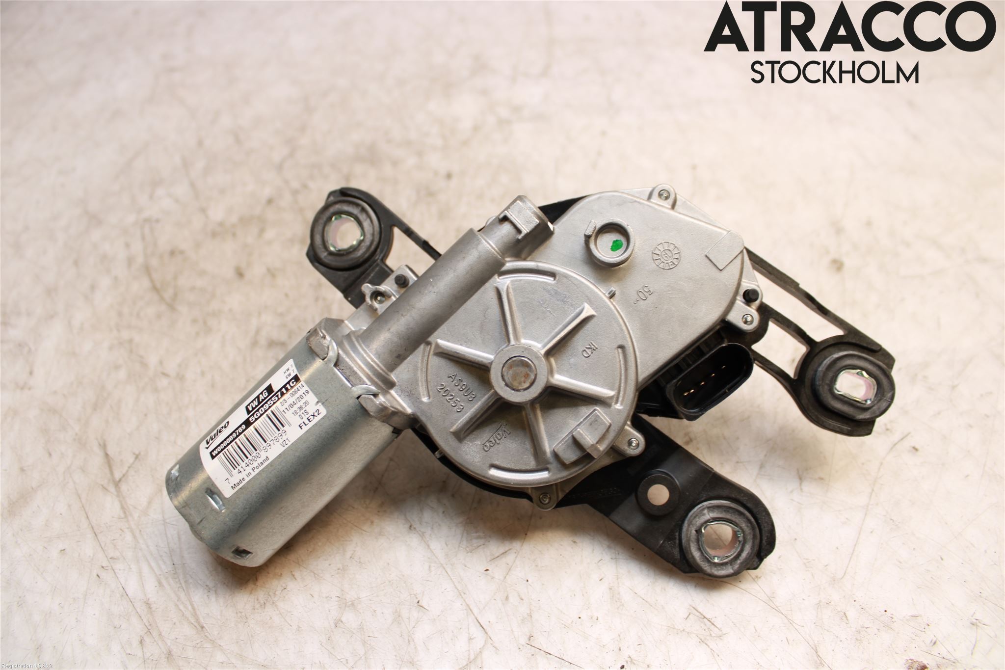 Volkswagen VW PASSAT 15-19 Torkarmotor Baklucka