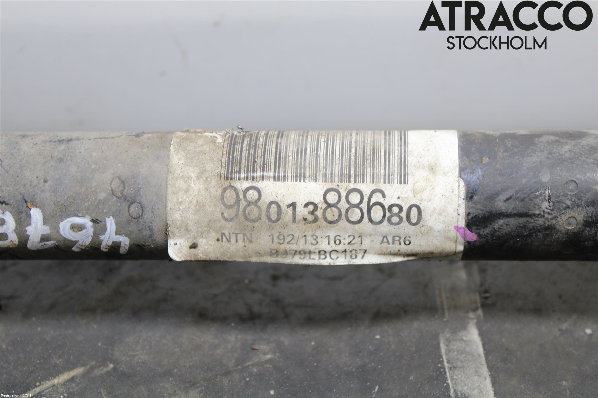 Citroen C3 10-17 Drivaxel Fram Höger