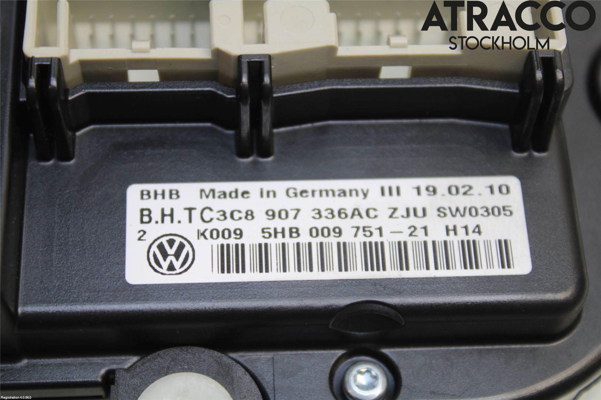 Volkswagen VW GOLF VI 09-13 Ac Styrenhet Ac Manöveren
