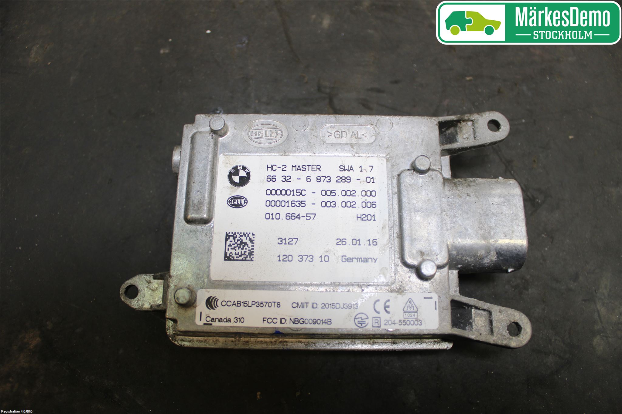 BMW X5 F15 13-18 Sensor Aktivt Kollisionsskydd