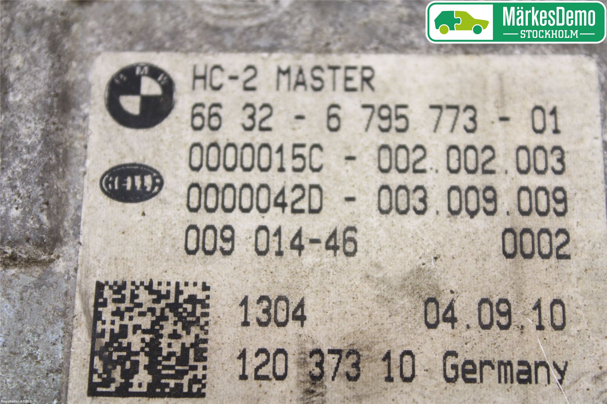 BMW 5 F10/F11/F18 09-17 Sensor Aktivt Kollisionsskydd