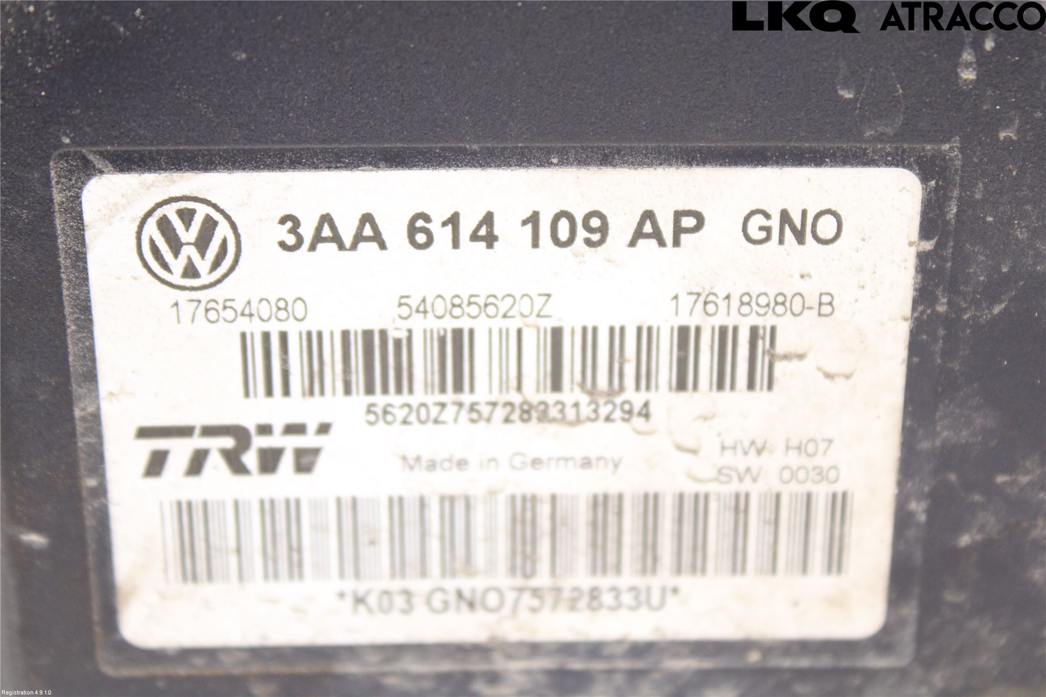 Volkswagen VW PASSAT 11-14 Abs Hydraulaggregat