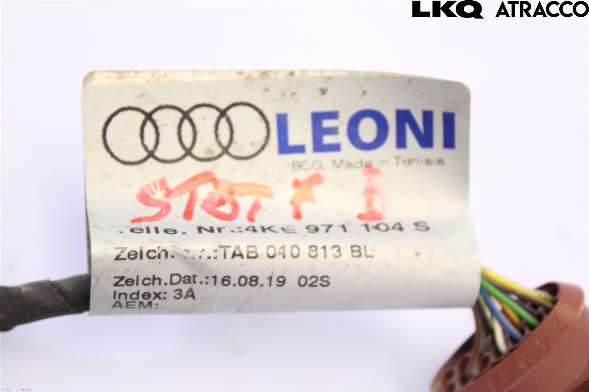 Audi E-TRON, S GE 19- Kabelhärva
