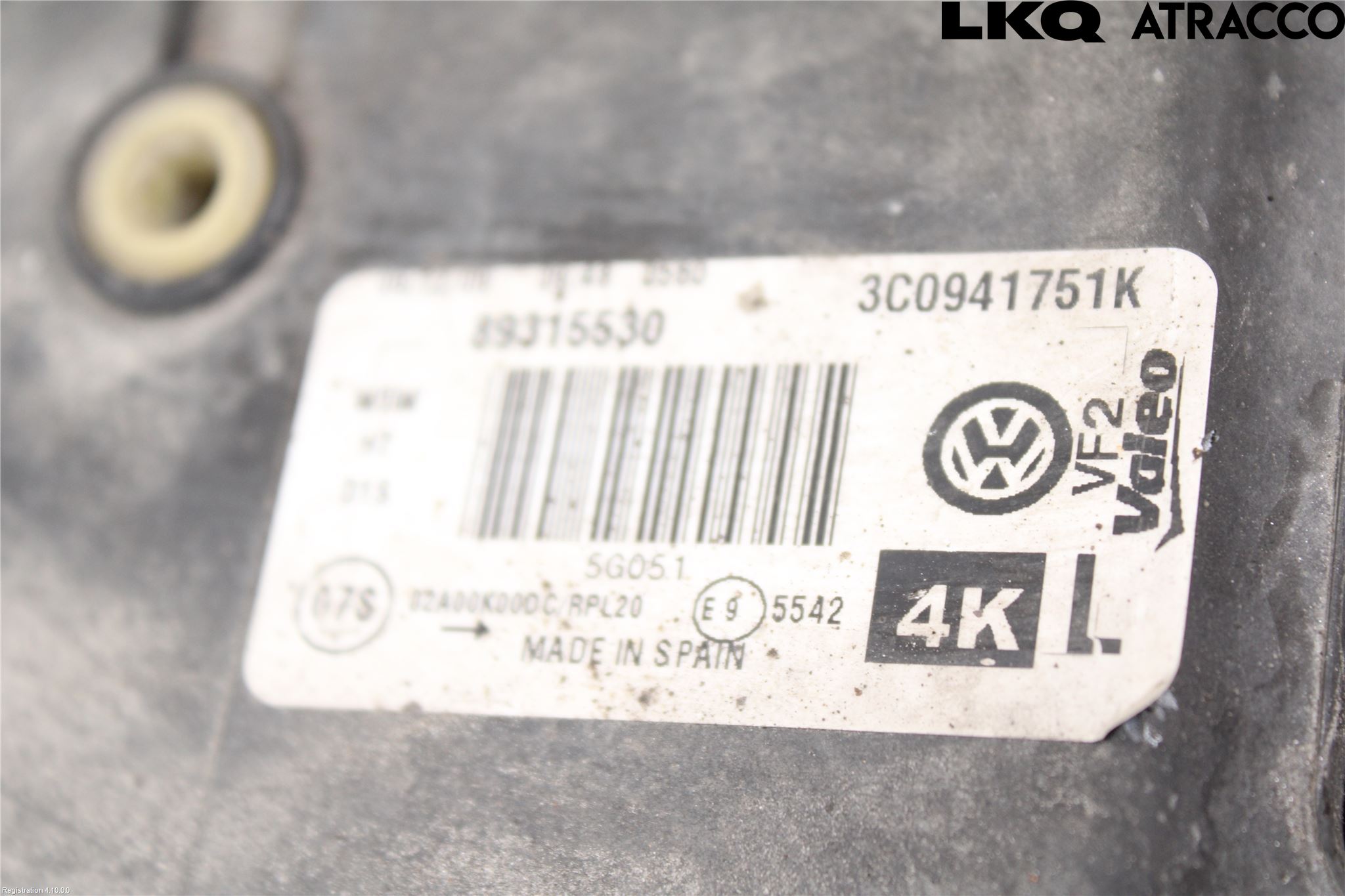 Volkswagen VW PASSAT 05-11 Strålkastare Vänster