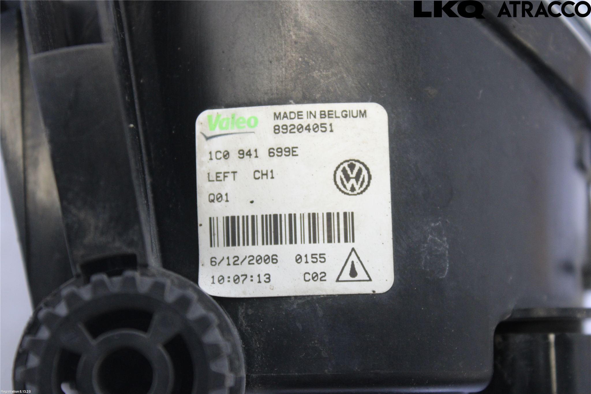 Volkswagen VW BEETLE 98-10 Dimljus-Varselljus Fram
