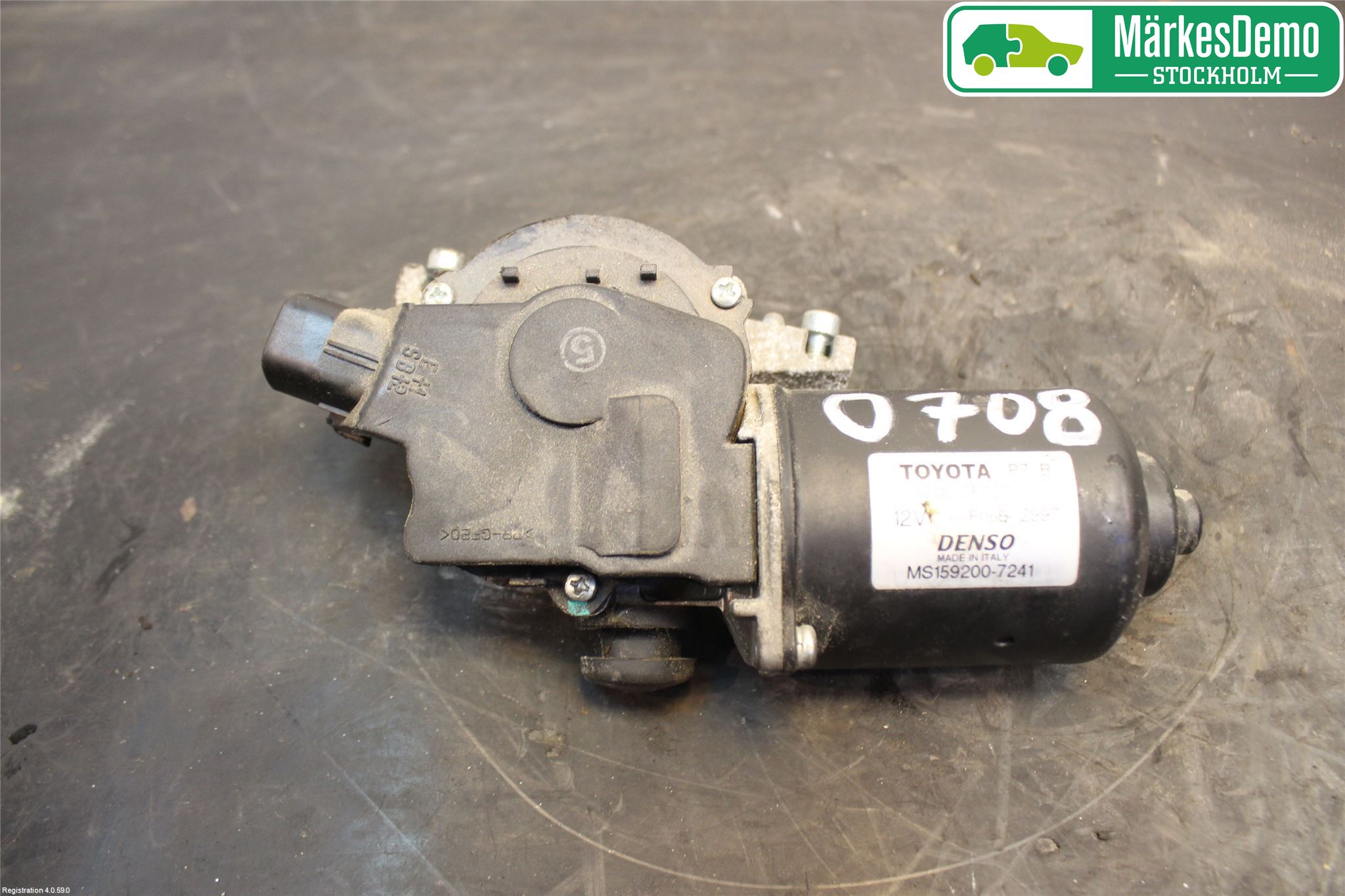 Toyota COROLLA VERSO 04-07 Torkarmotor Vindruta