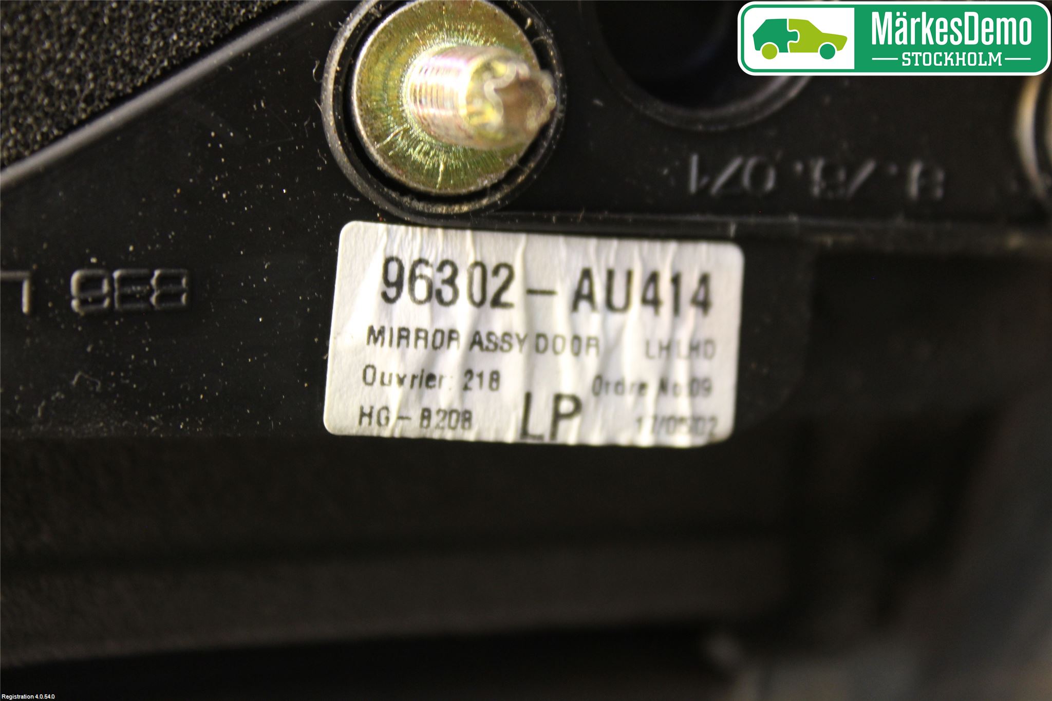 Nissan PRIMERA 02-07 Spegel Yttre El Vä