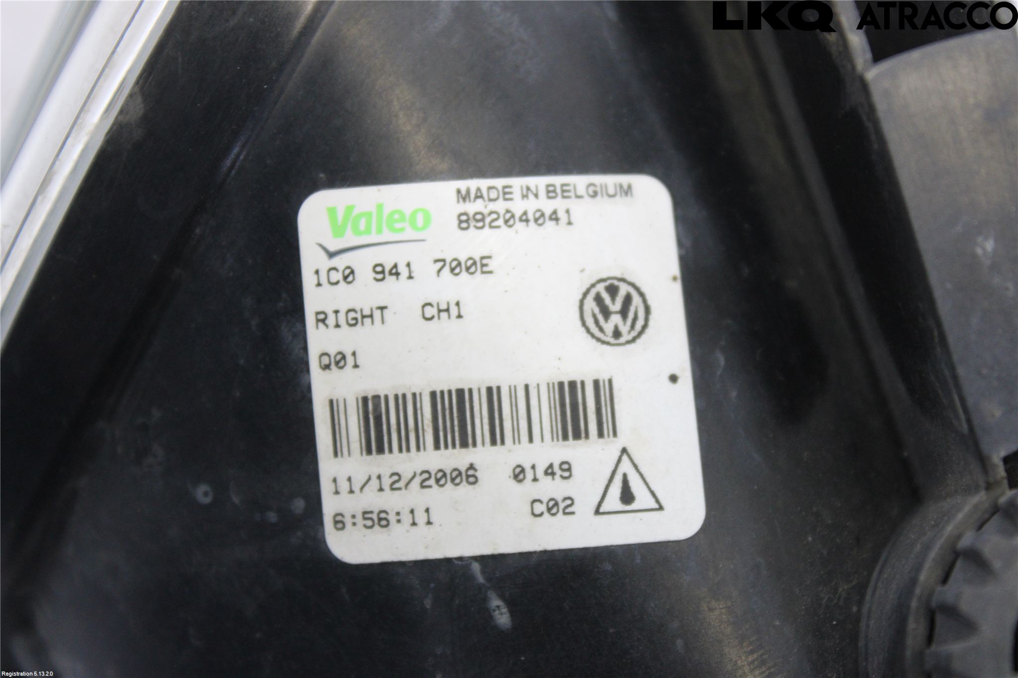 Volkswagen VW BEETLE 98-10 Dimljus-Varselljus Fram
