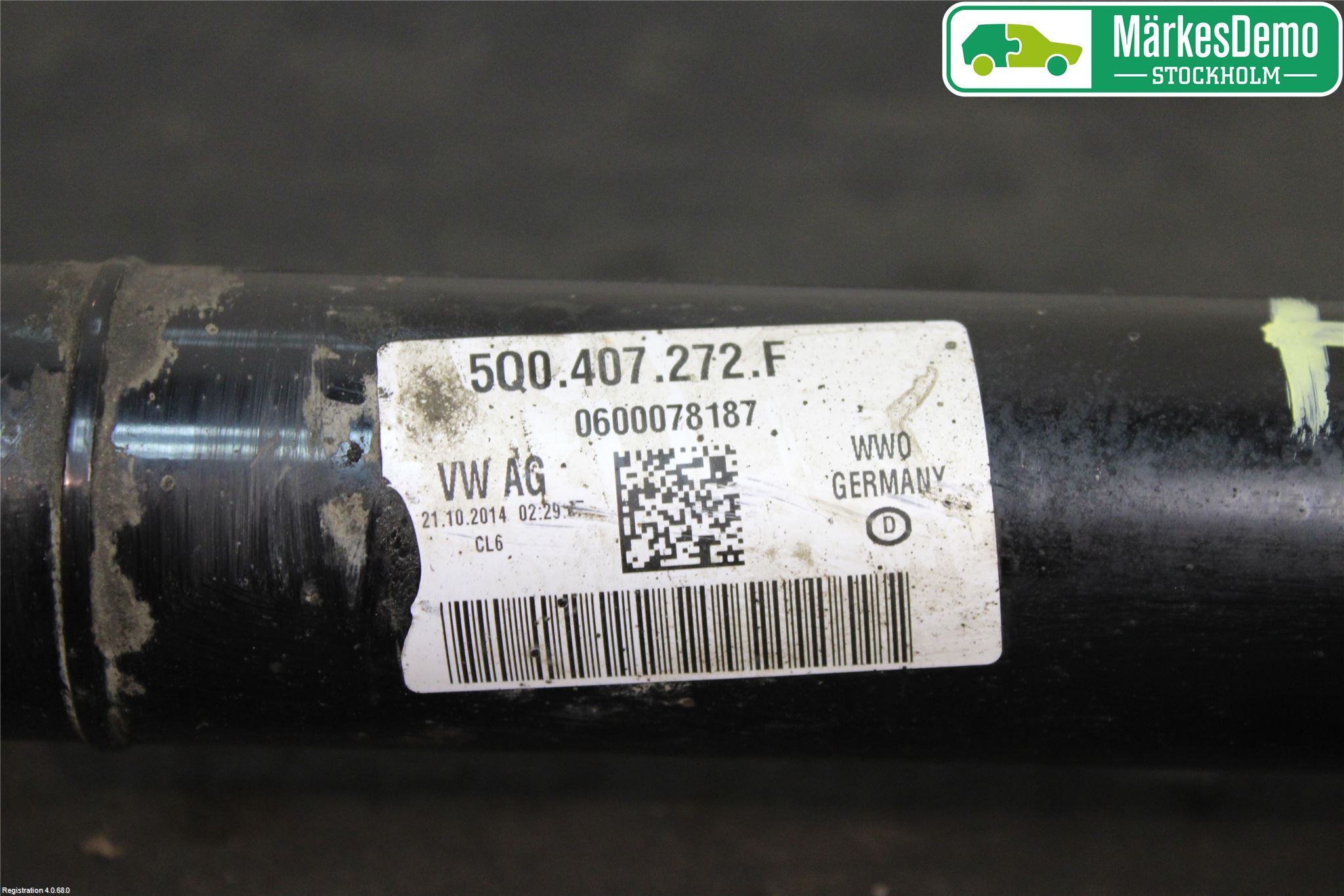 Volkswagen VW GOLF / E-GOLF VII 13-20 Drivaxel Fram Höger
