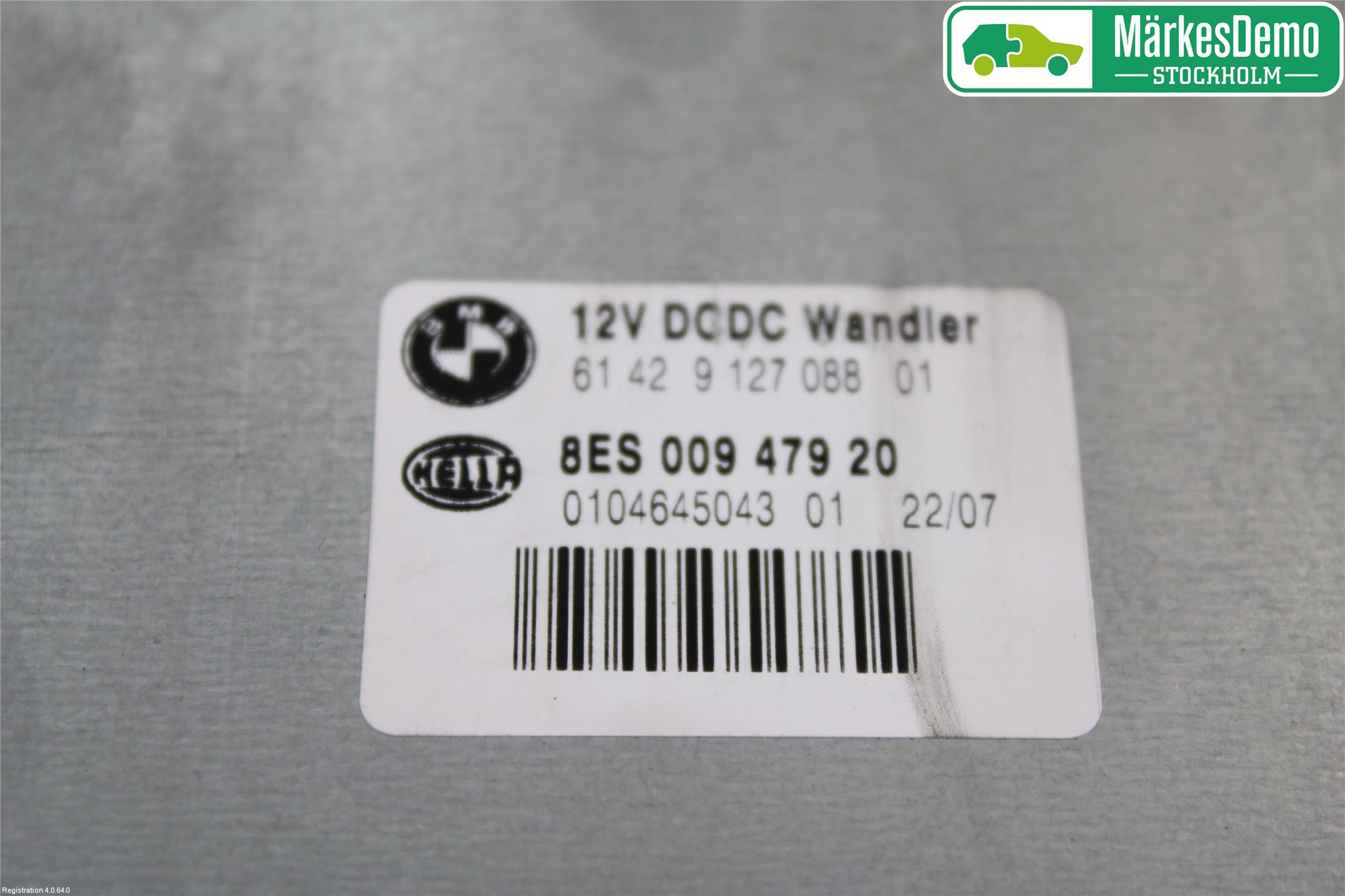 BMW 1 E87/81 5D/3D 03-11 Styrenhet Start/Stopp