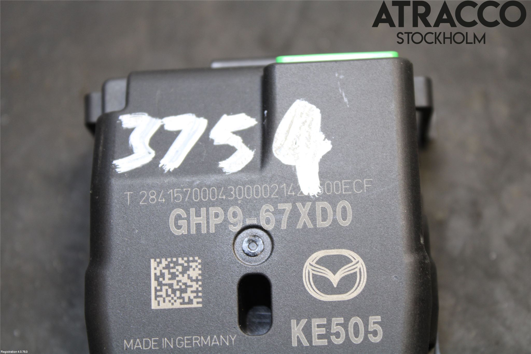 Mazda 3 III 14-19 Sensor Aktivt Kollisionsskydd