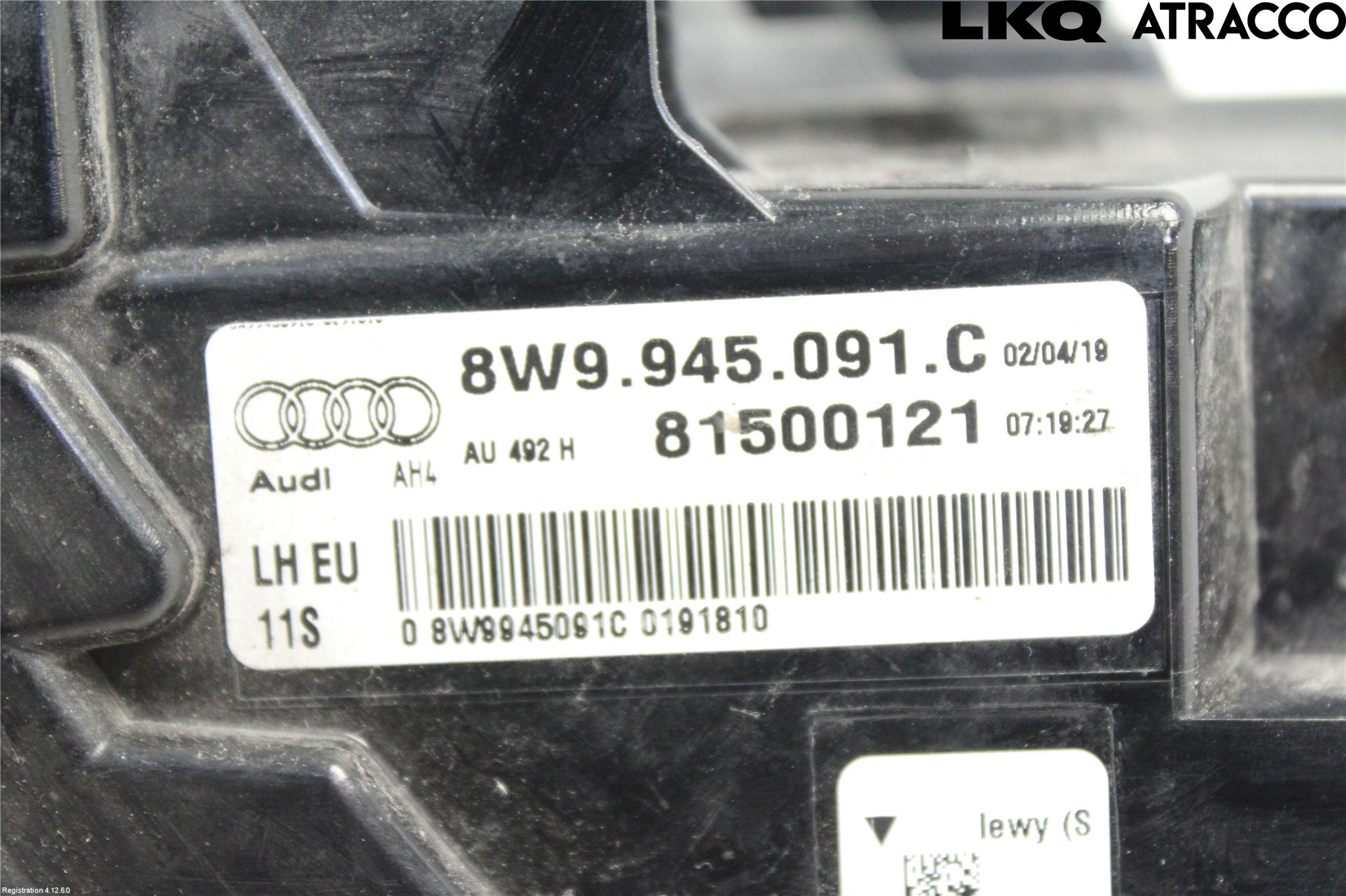 Audi A4/S4 B9 20- Bakljus Vänster