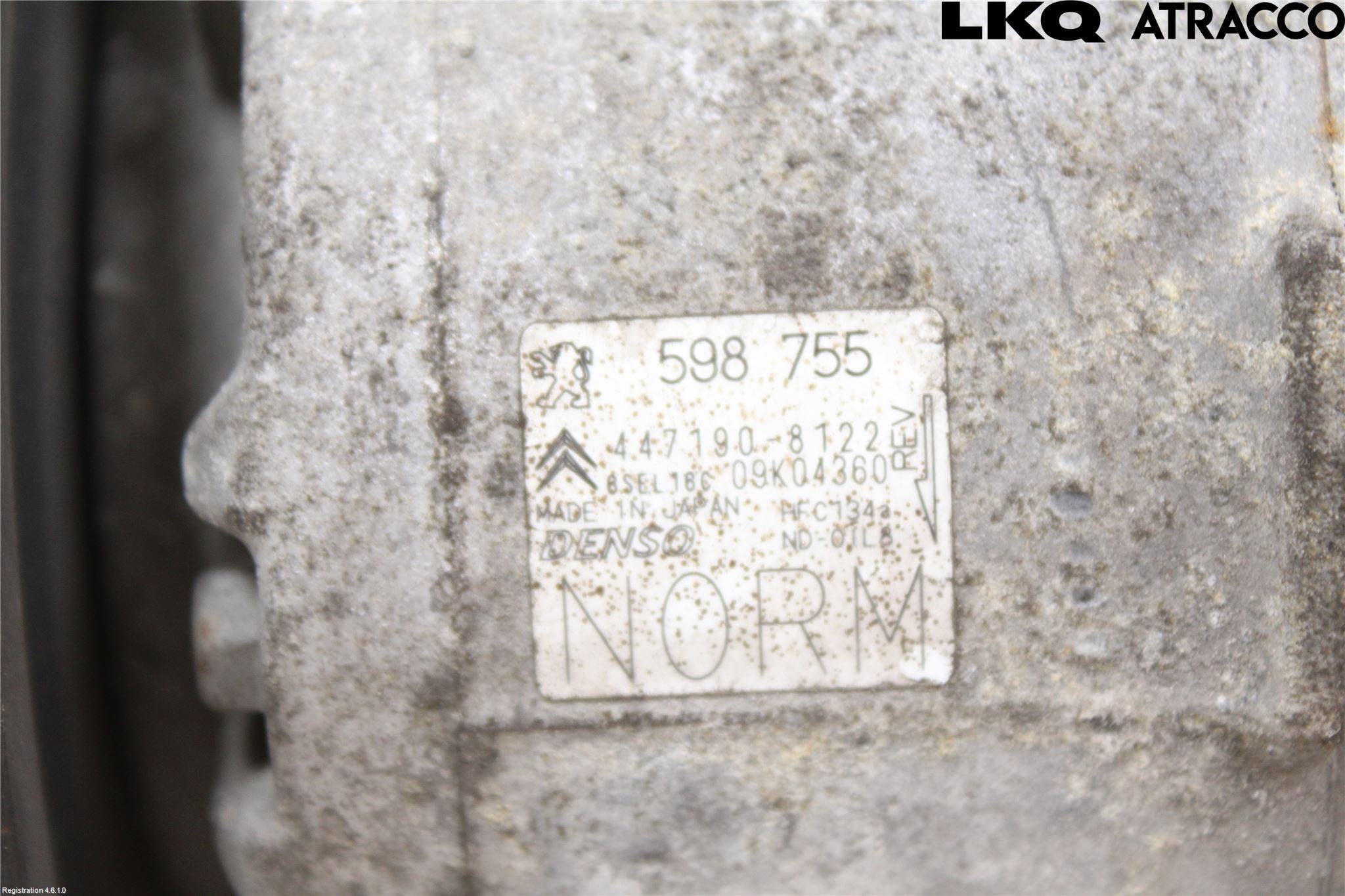 Peugeot 308 08-13 Ac Kompressor