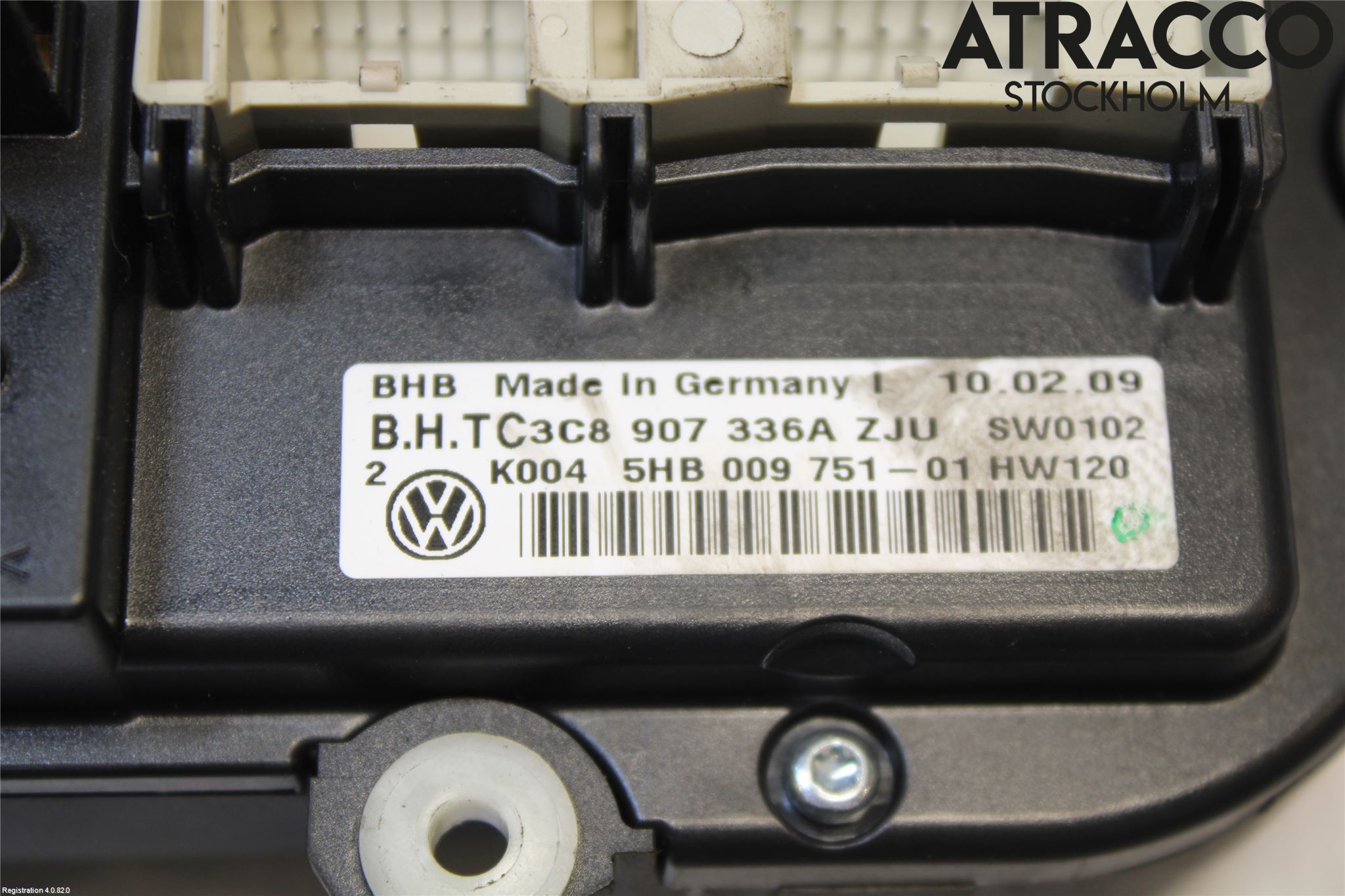 Volkswagen VW GOLF VI 09-13 Ac Styrenhet Ac Manöveren