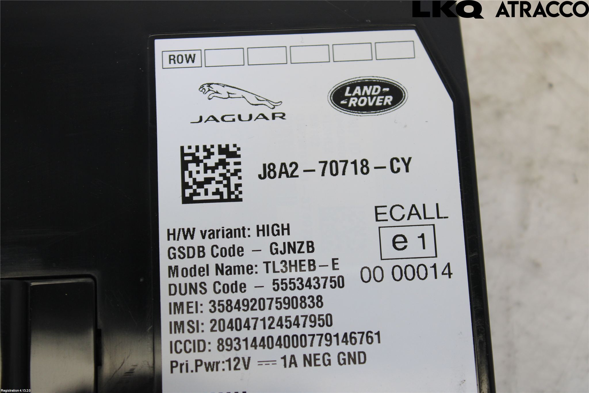 Landrover RANGE ROVER VELAR (L560) 17- Styrenhet Övrigt