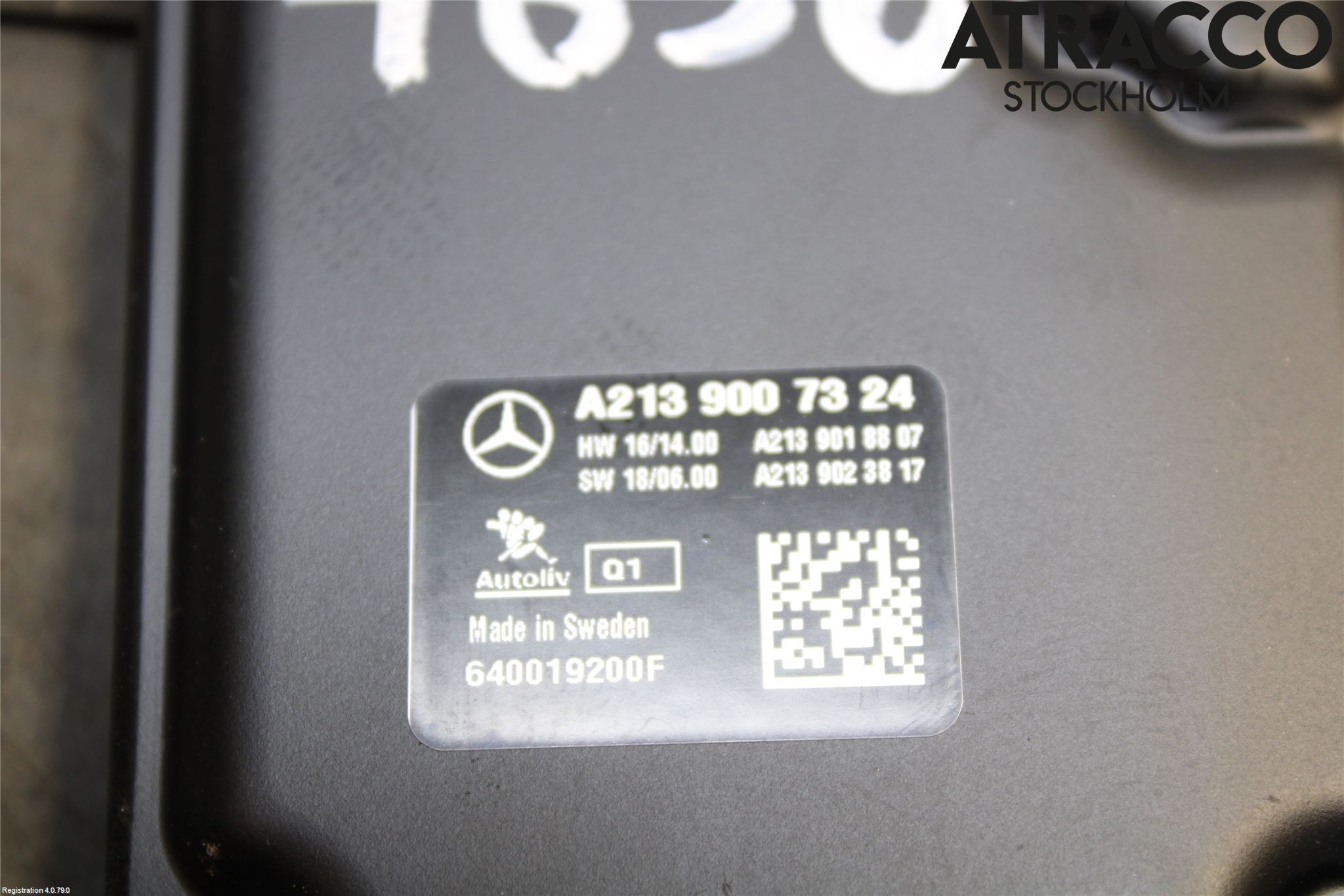 Mercedes-Benz MB E-KLASS (W213) 16-23 Sensor Aktivt Kollisionsskydd