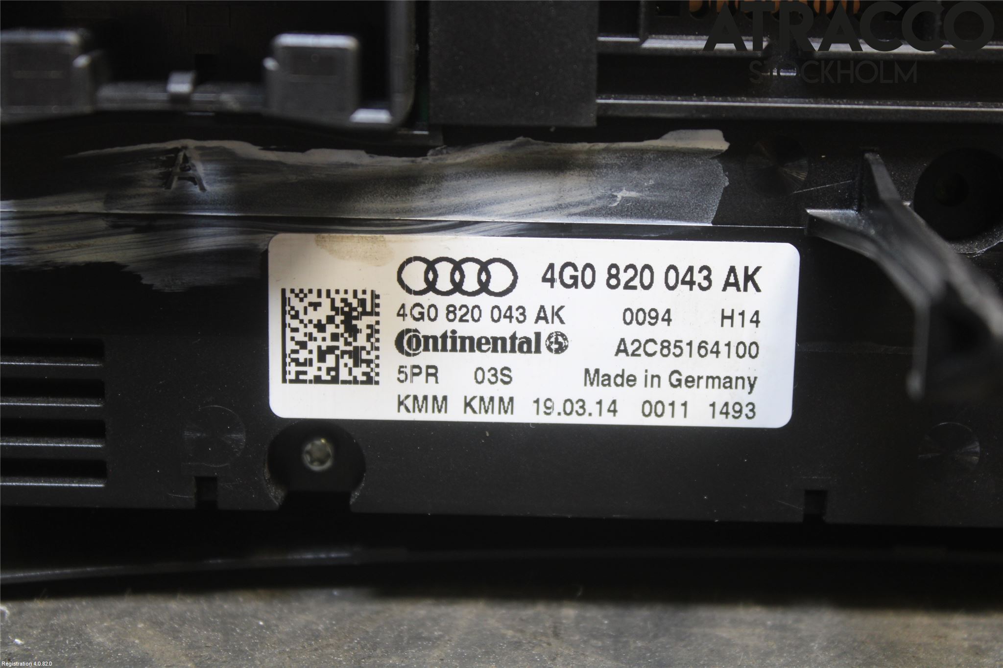 Audi A6/S6 4G 11-18 Ac Styrenhet Ac Manöveren