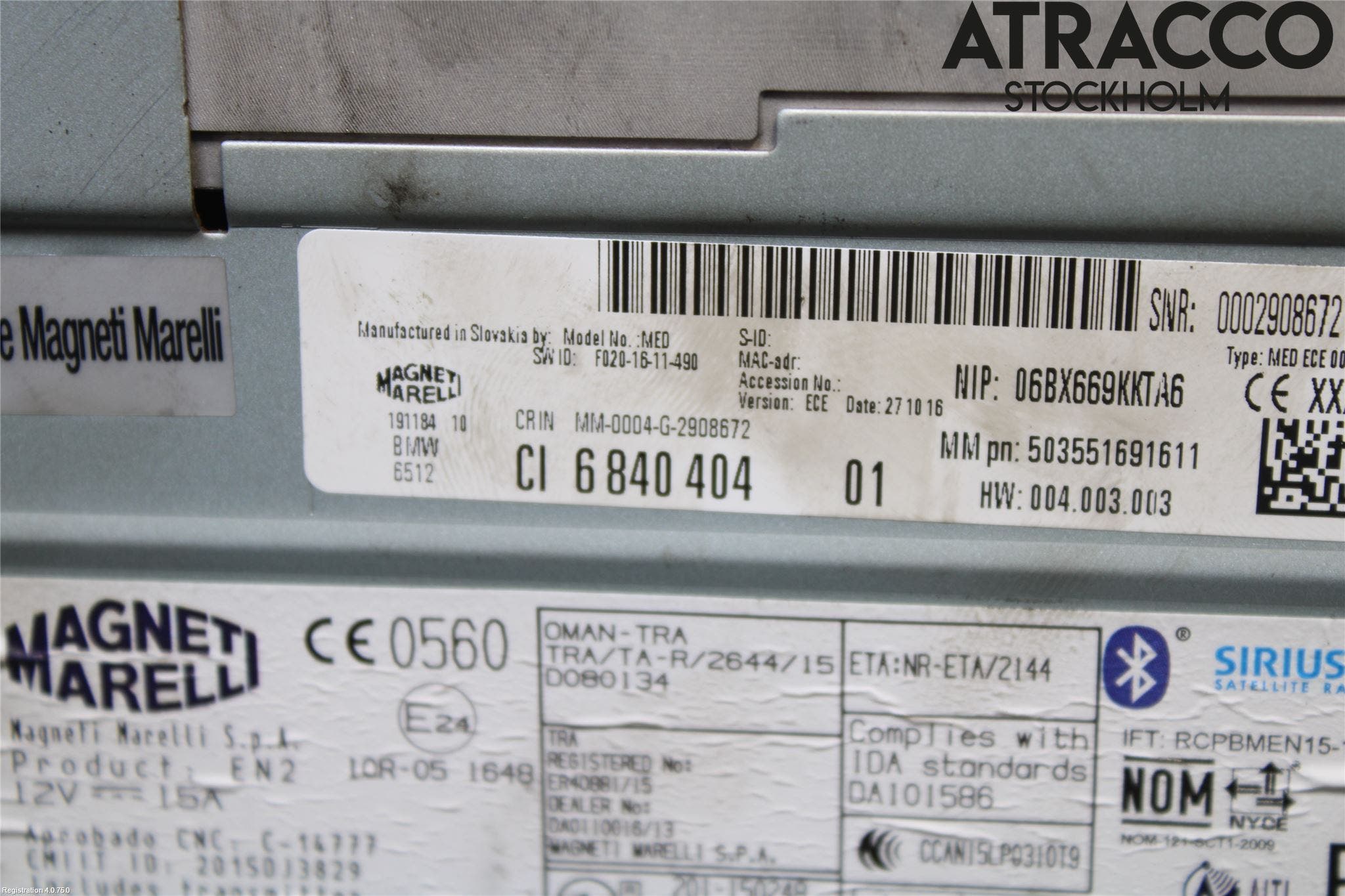 Mini ONE/COOPER 5DR F55 14-24 Cd Radio - Multimediapanel