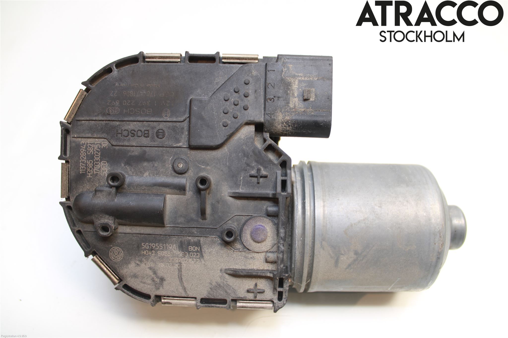 Volkswagen VW GOLF / E-GOLF VII 13-20 Torkarmotor Vindruta