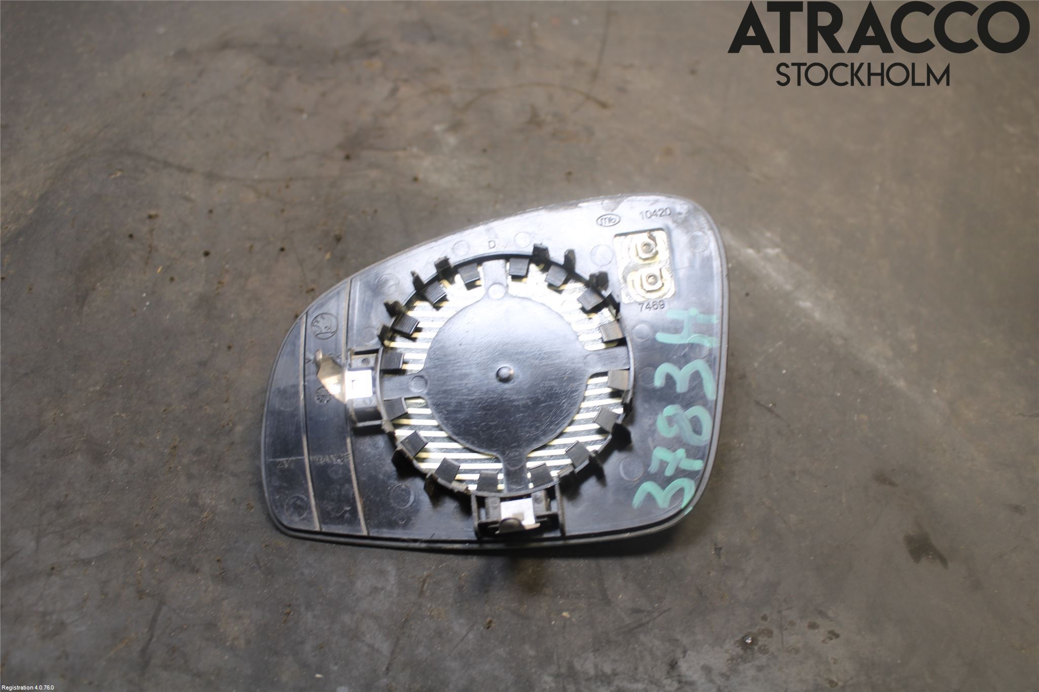 Skoda ROOMSTER Spegelglas Hö