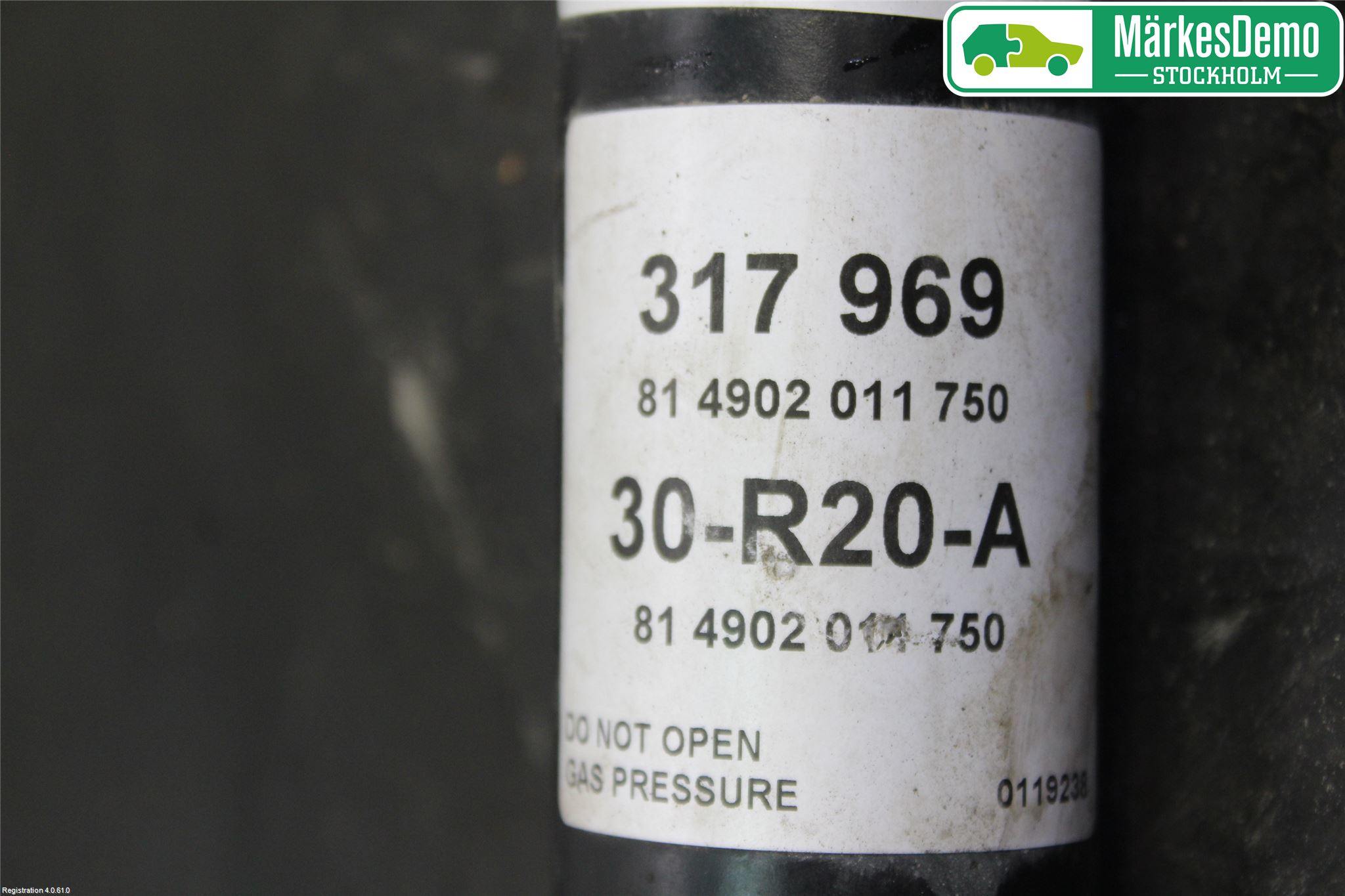 Fiat 500 07- Stötdämpare Bak