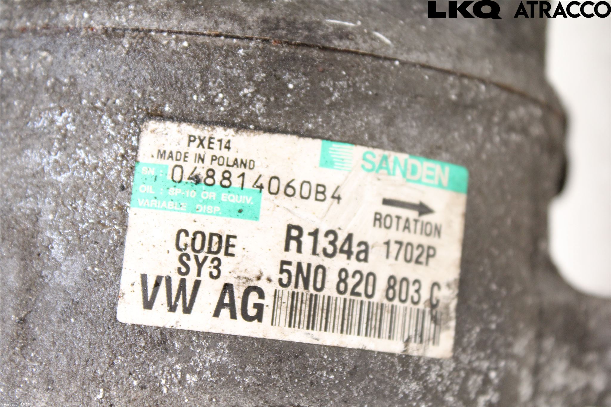 Volkswagen VW PASSAT 05-11 Ac Kompressor