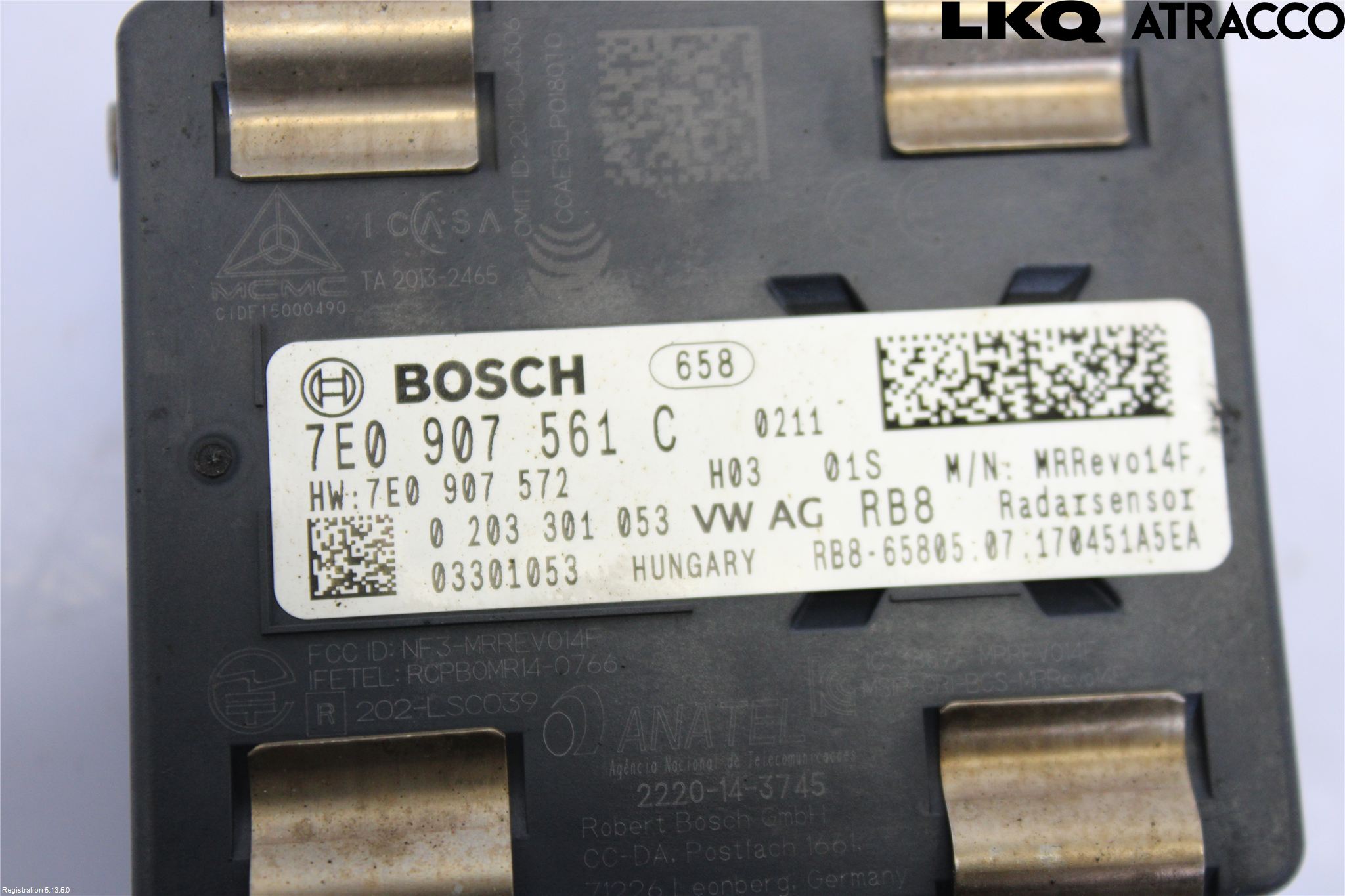 Volkswagen VW TRANSP/CARAVELLE (T6) 16-22 Sensor Adaptiv Farthållare