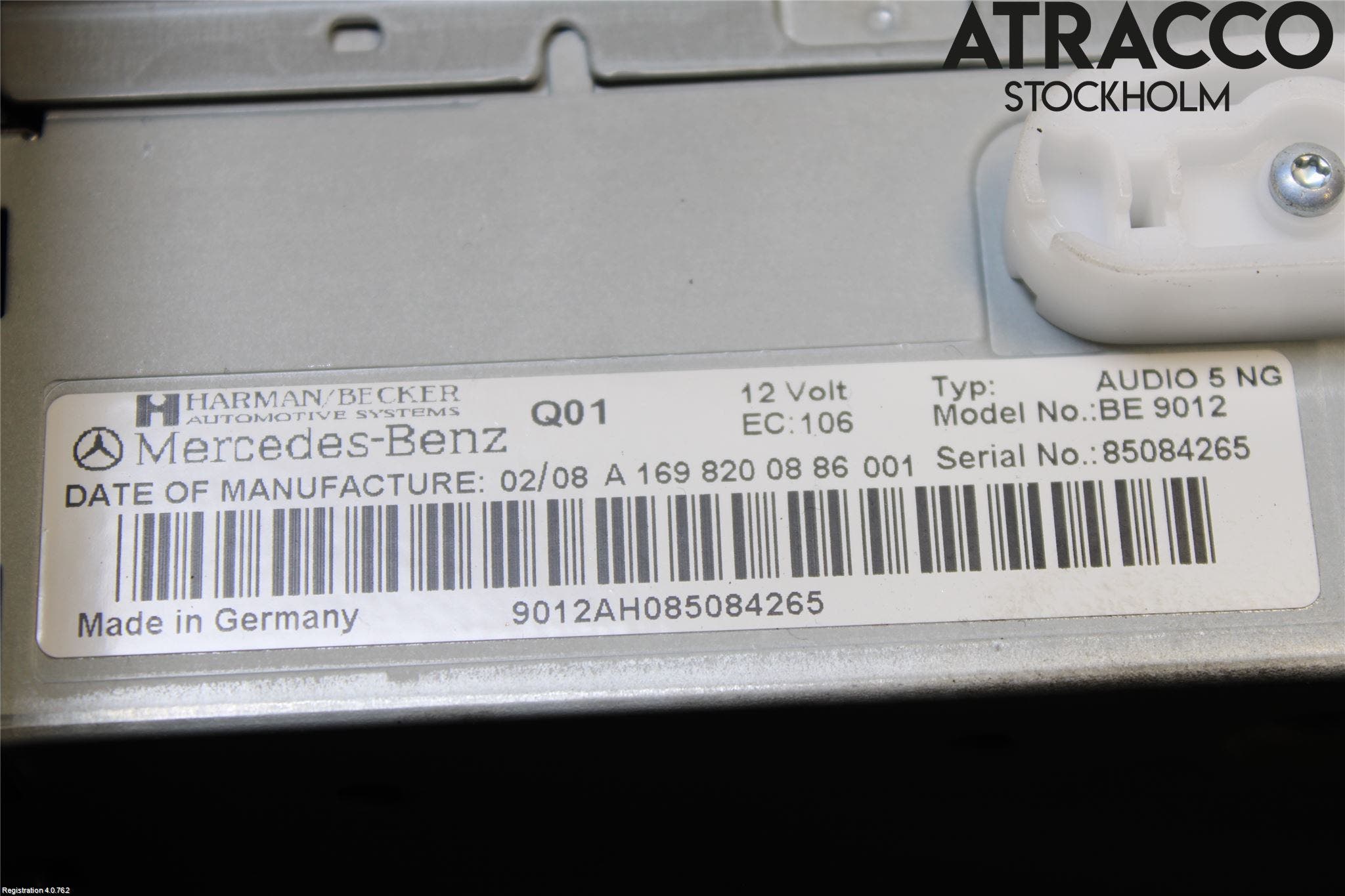 Mercedes-Benz MB B-KLASS (W245) 05-12 Cd Radio - Multimediapanel