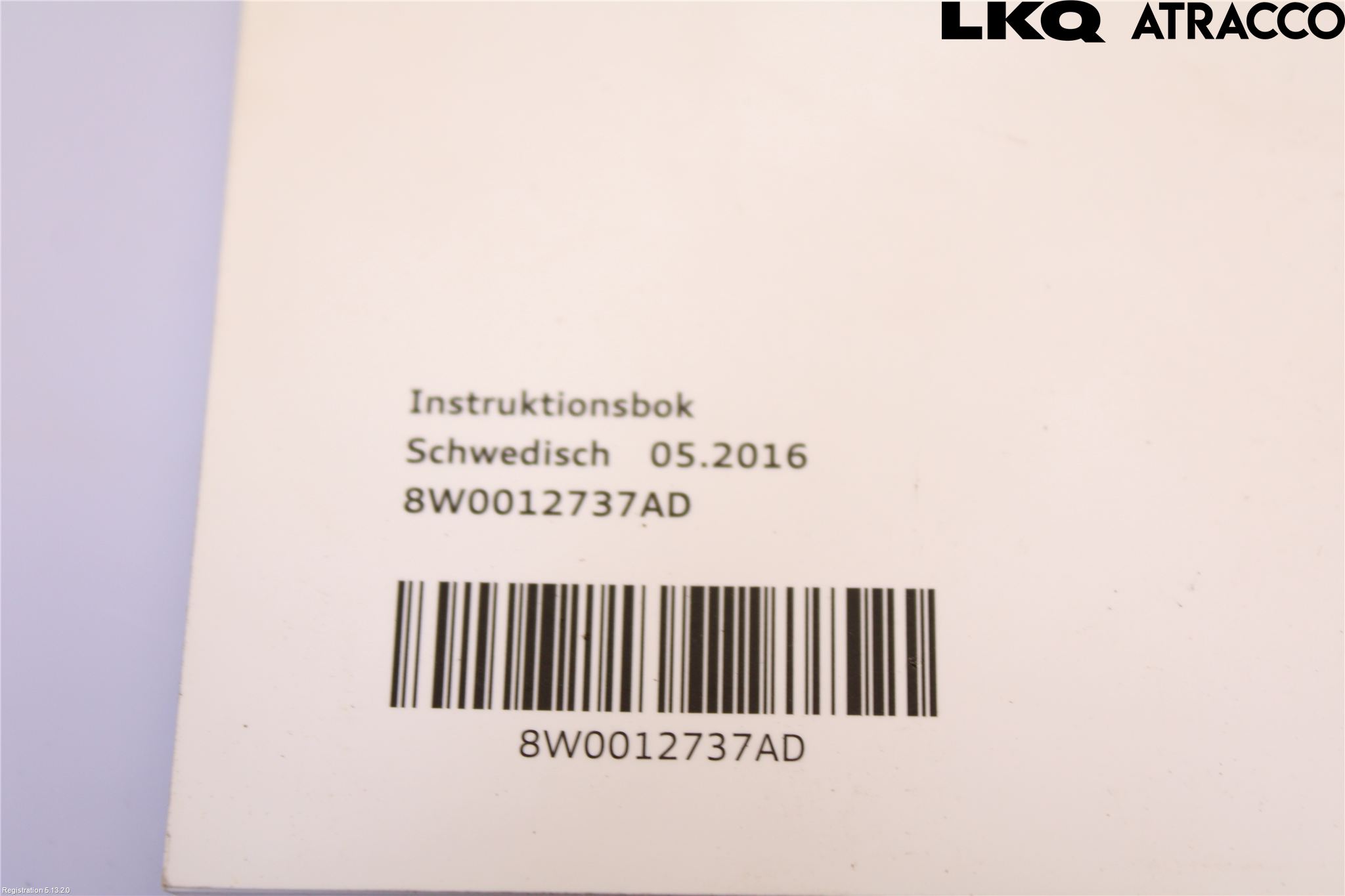 Audi A4/S4 B9 16-19 Instruktionsbok