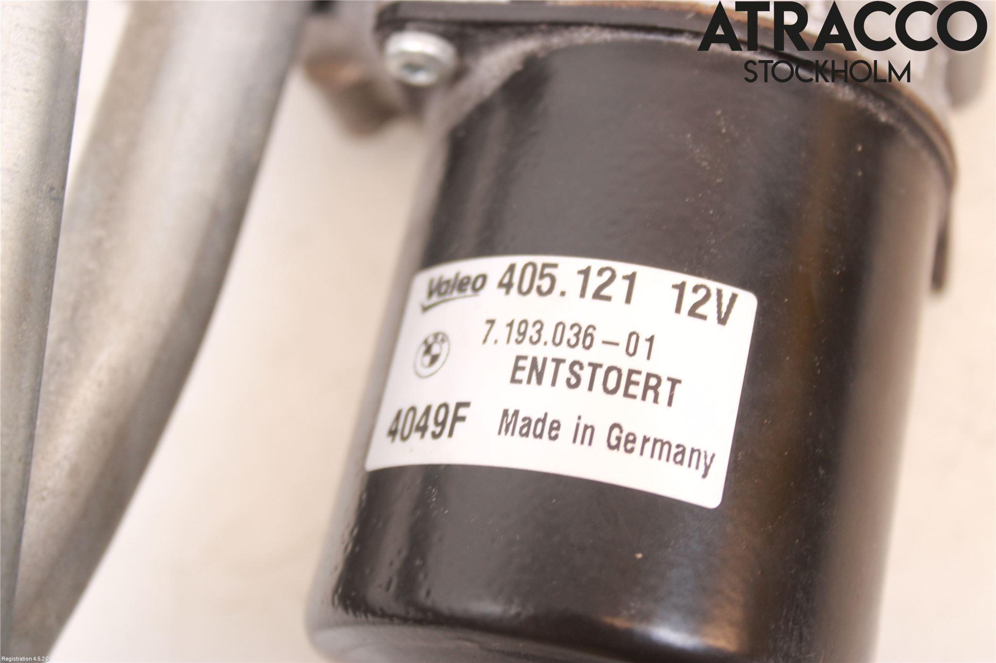 BMW 1 E82/88 Coupé/Cab 06-13 Torkarmotor Vindruta