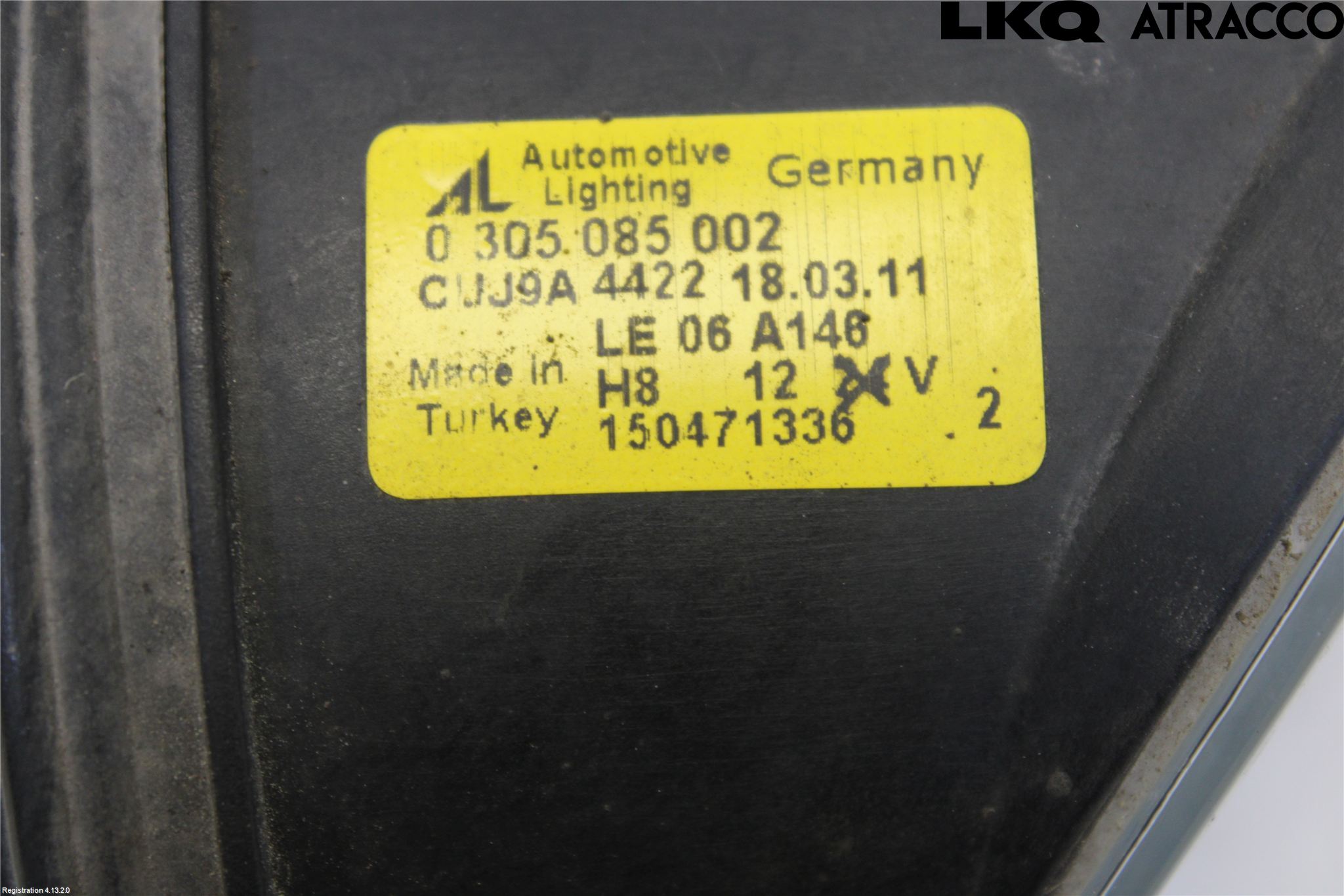 Volvo V50 08-12 Dimljus-Varselljus Fram