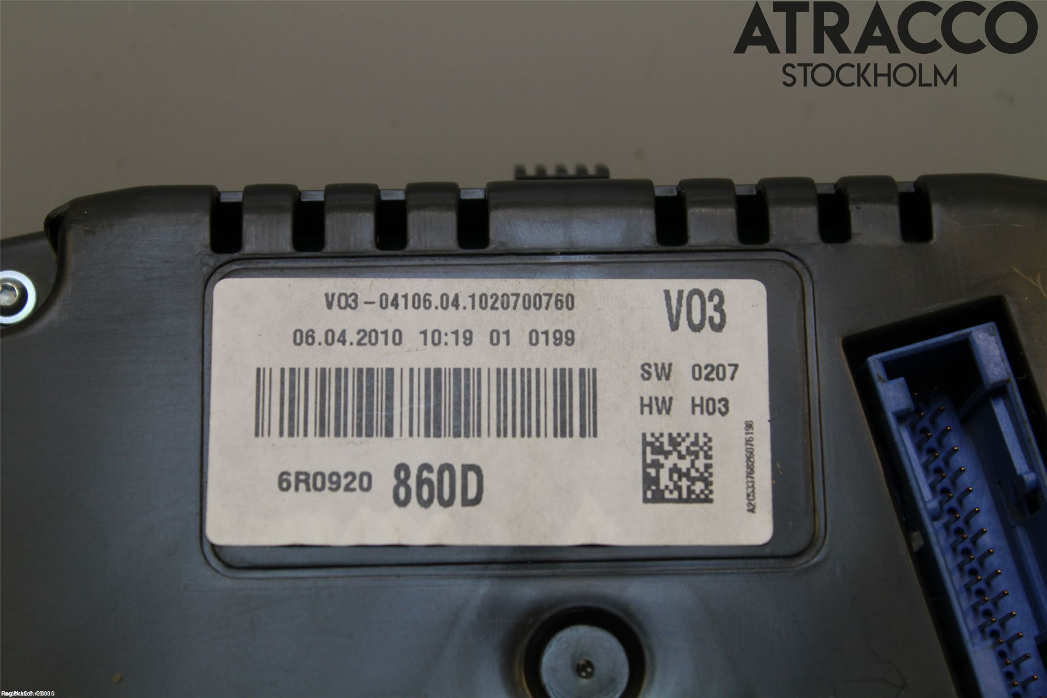 Volkswagen VW POLO 10-17 Instrument Komb