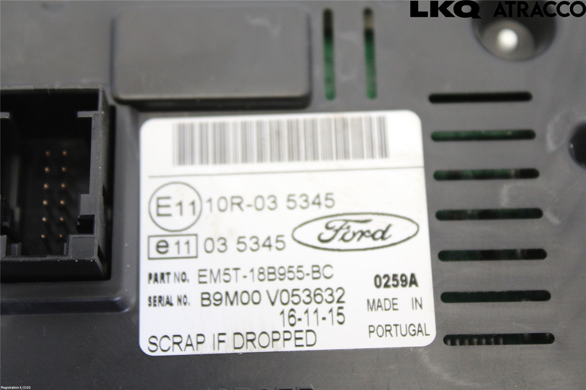 Ford TRANSIT/TOURNEO COURIER 13-23 Multifunktionsdisplay