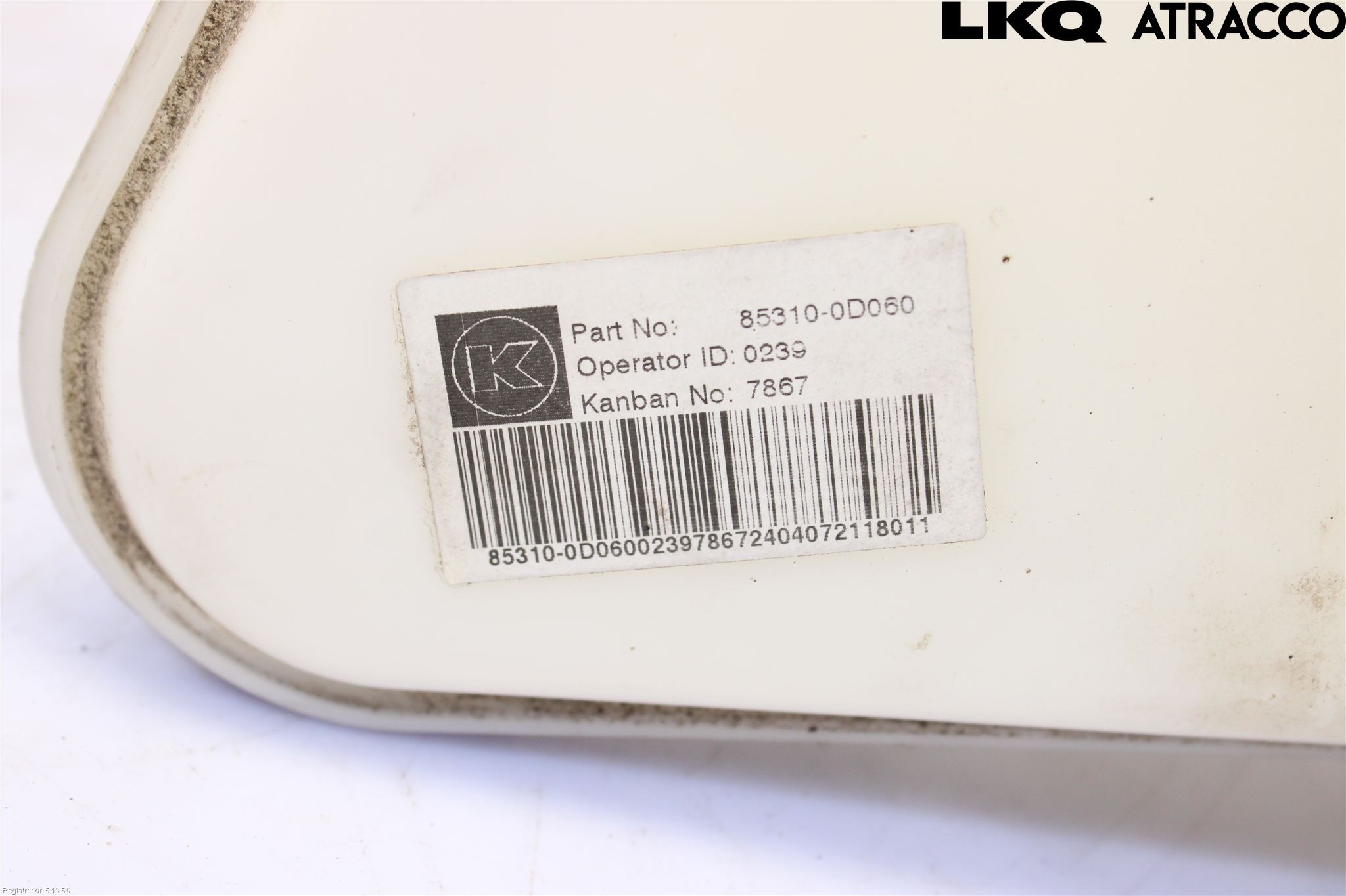 Toyota YARIS XP90 06-11 Spolartank Vindruta