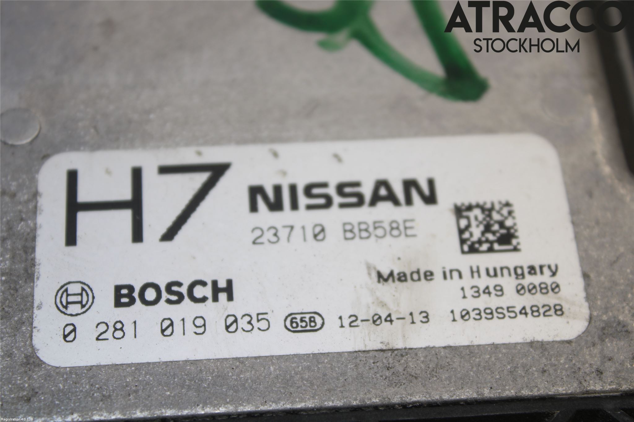 Nissan QASHQAI 10-14 Styrenhet Insprut Bensin
