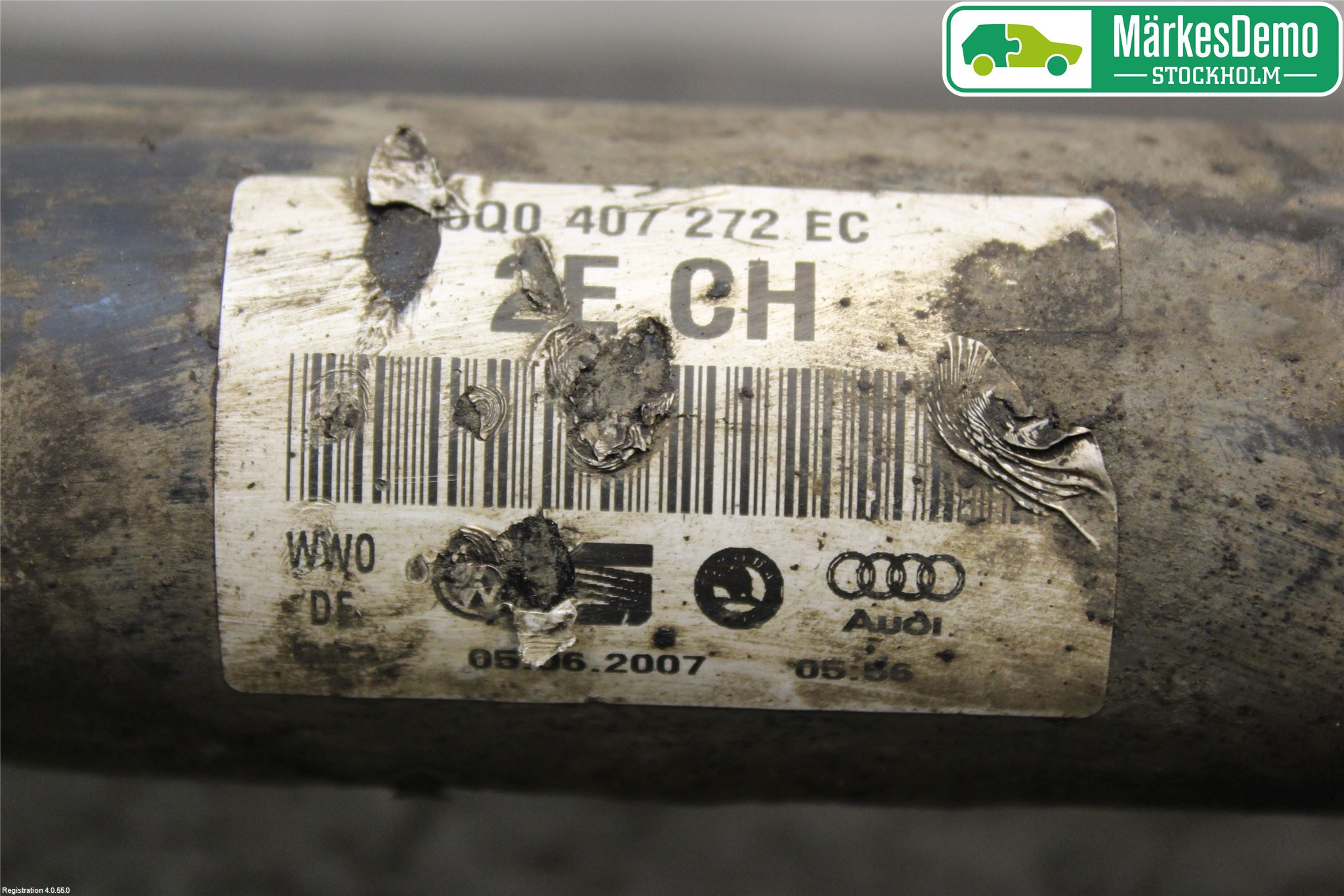 Skoda ROOMSTER Drivaxel Fram Höger