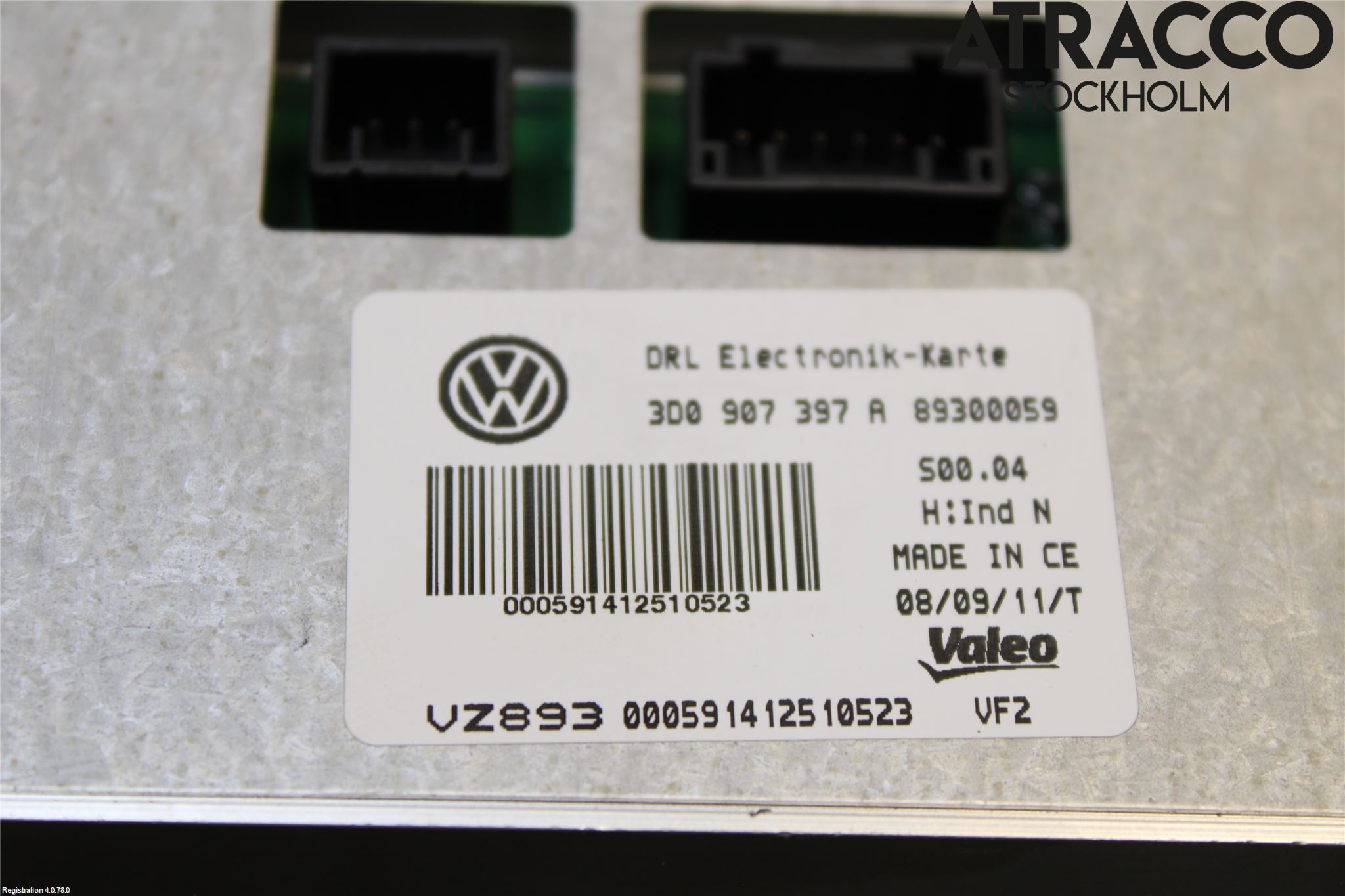 Volkswagen VW PHAETON Styrenhet Strålkastare