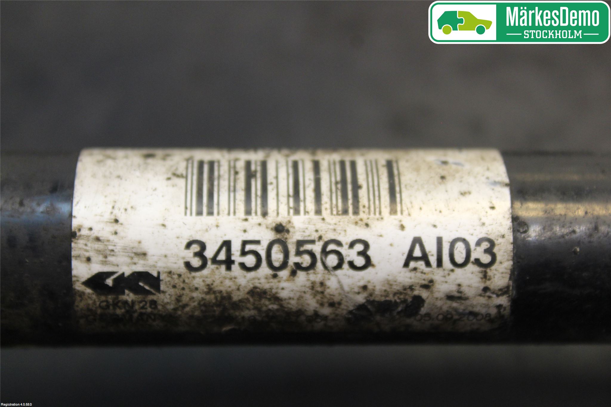 BMW X3 E83     03-10 Drivaxel Fram Vänster